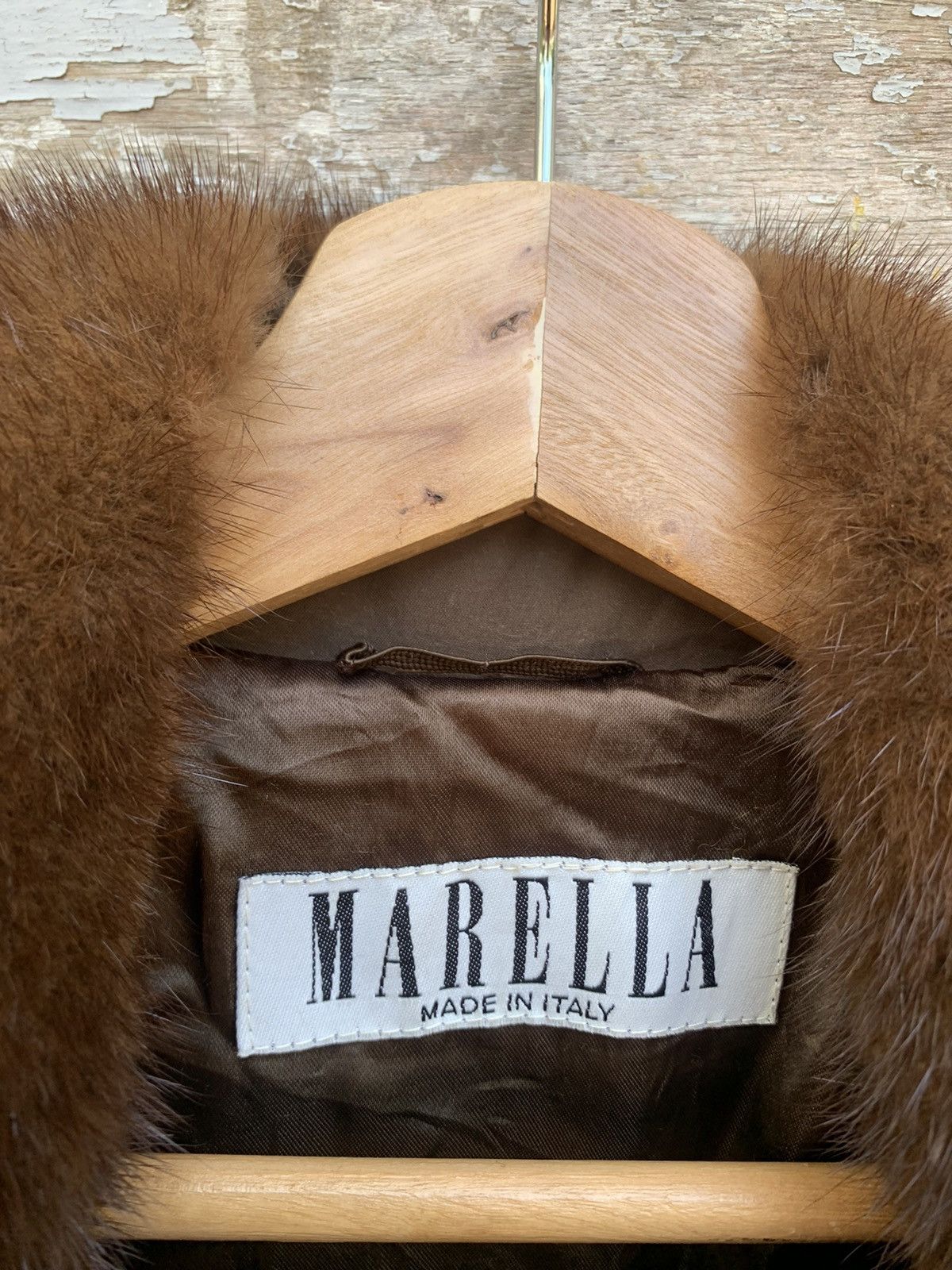 Vintage MARELLA Double Breasted Fur Collar Jacket Made In ITALY Size US L / EU 52-54 / 3 - 10 Thumbnail