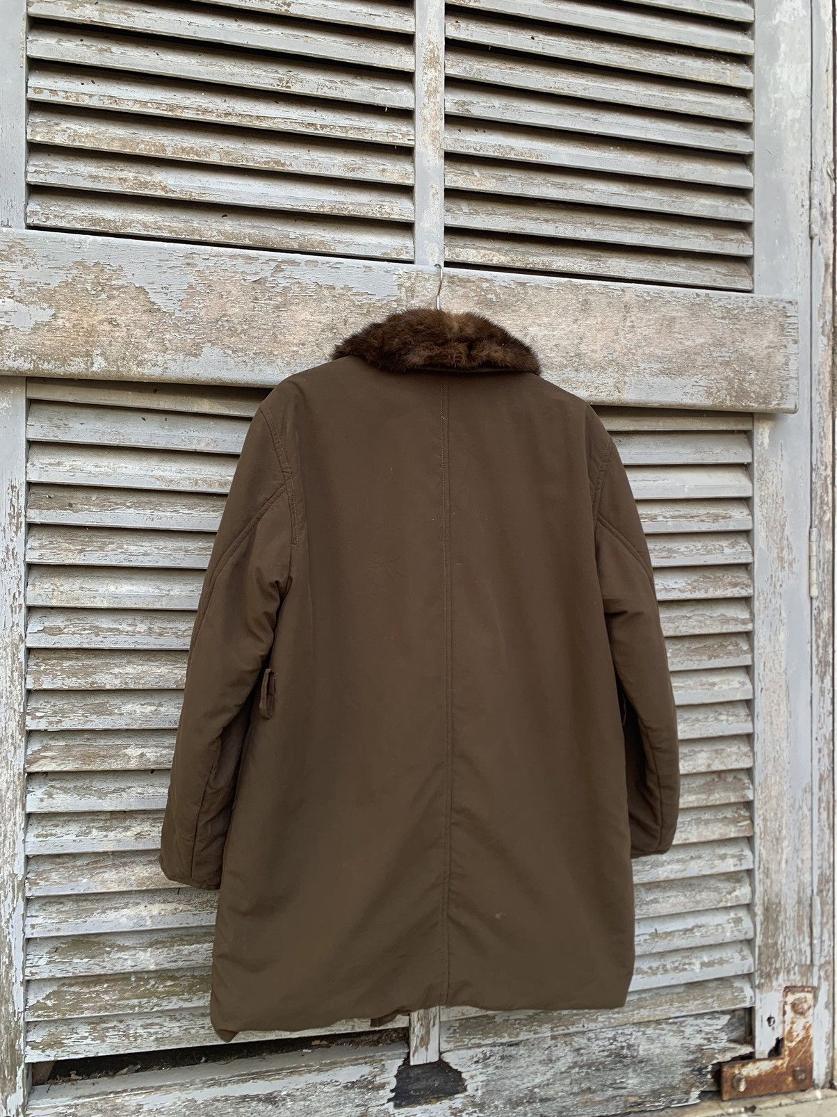 Vintage MARELLA Double Breasted Fur Collar Jacket Made In ITALY Size US L / EU 52-54 / 3 - 8 Thumbnail