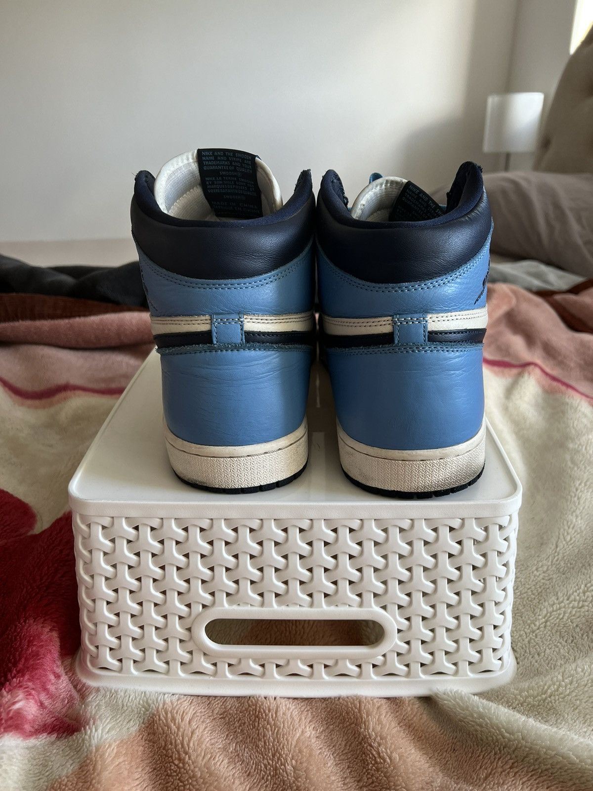Jordan Brand AIR JORDAN 1 HIGH OG “OBSIDIAN” 555088-140 15US Size US 15 / EU 48 - 4 Thumbnail