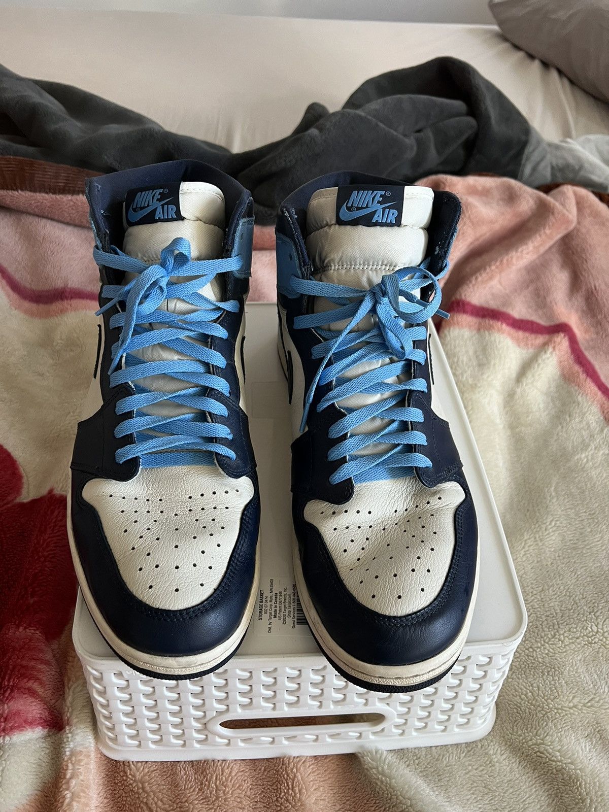 Jordan Brand AIR JORDAN 1 HIGH OG “OBSIDIAN” 555088-140 15US Size US 15 / EU 48 - 1 Thumbnail
