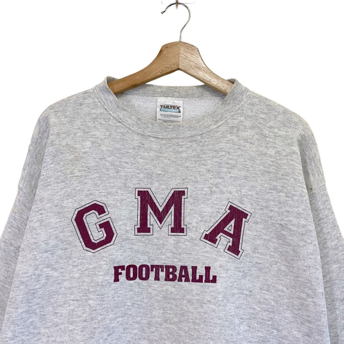 Vintage Vintage 90s GMA Football Big Logo Crewneck Sweatshirt Size L Size US L / EU 52-54 / 3 - 4 Thumbnail