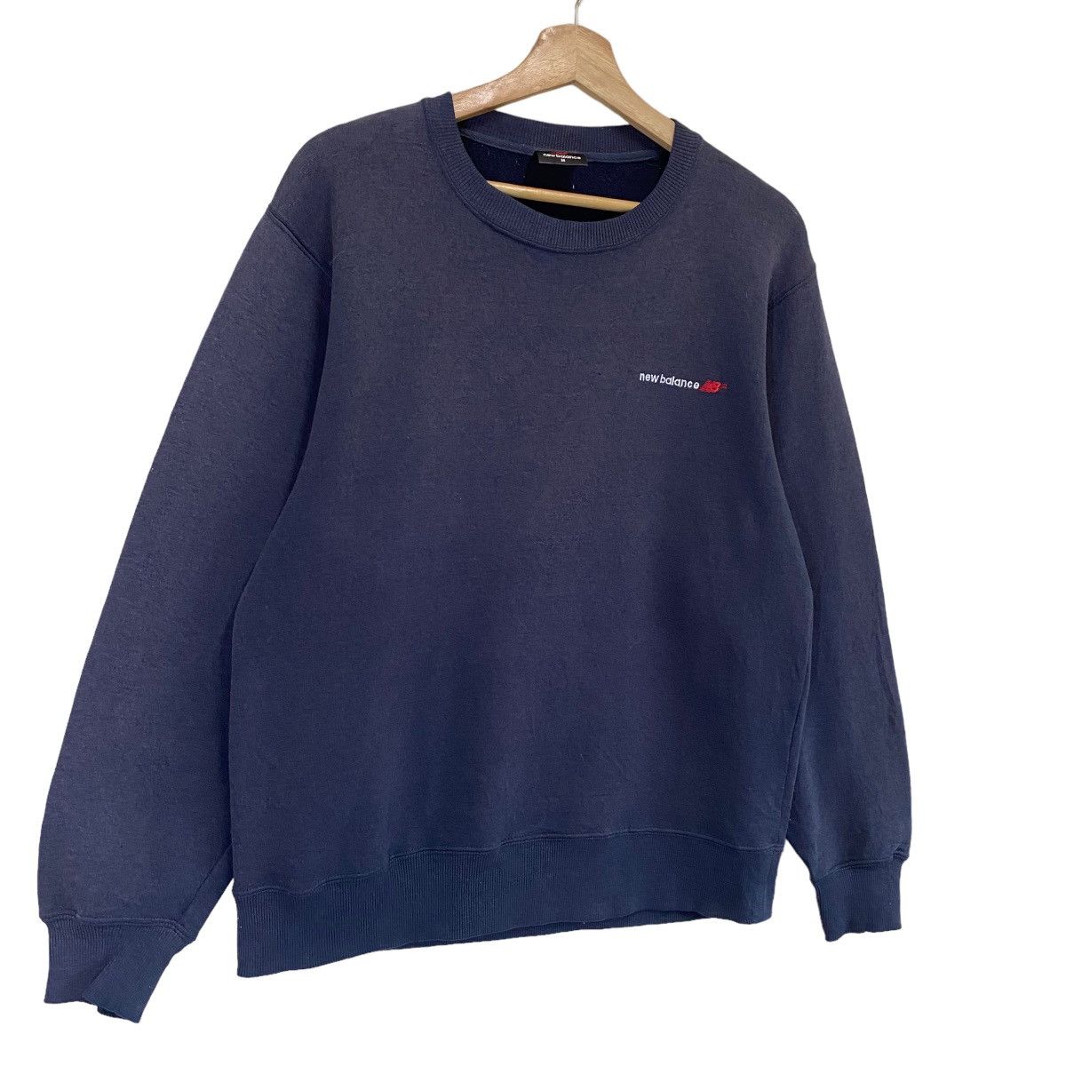 New Balance × Vintage Vintage 90s New Balance Small Logo Crewneck Sweatshirt Size US M / EU 48-50 / 2 - 2 Thumbnail