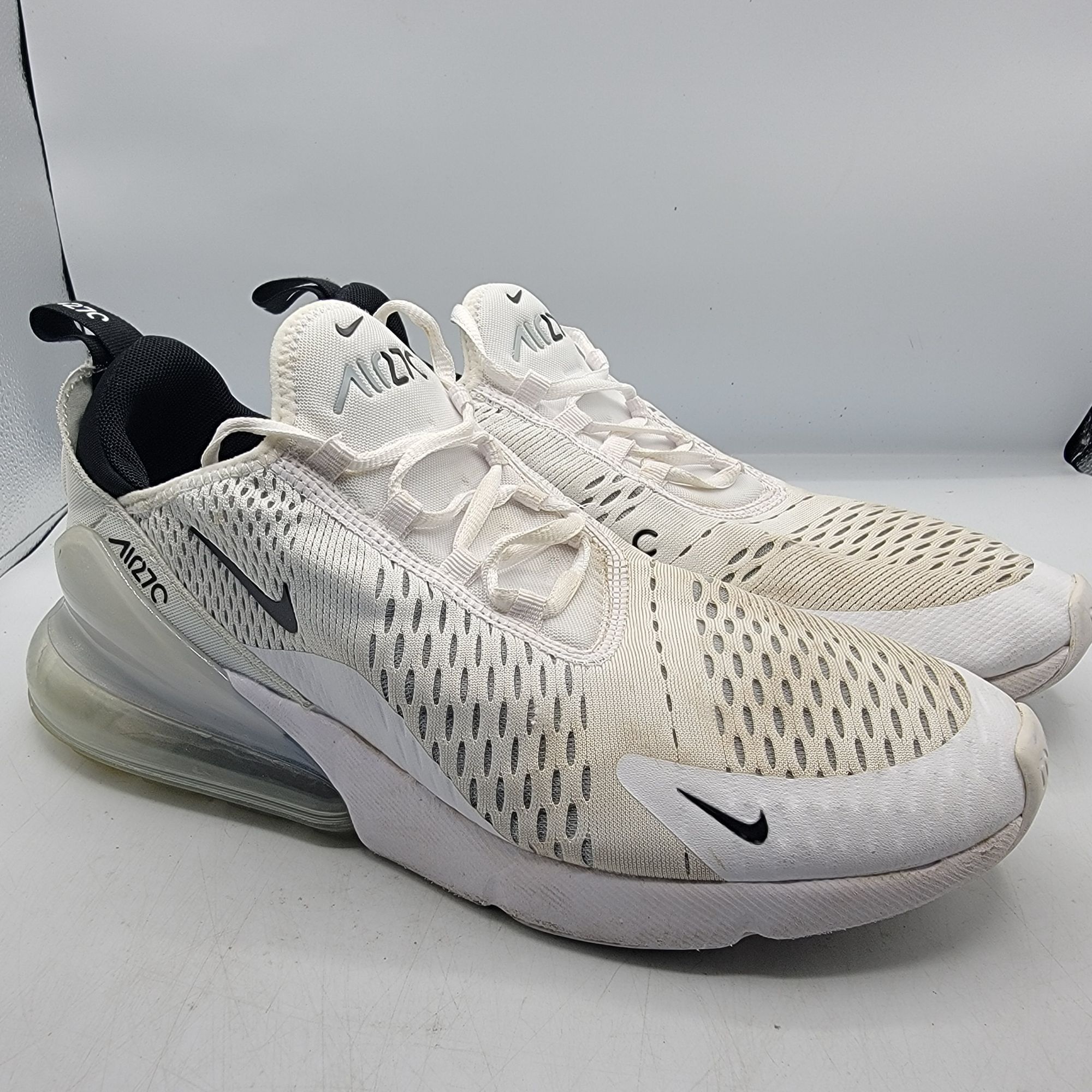Max 270 Grey White Black Nike Air Max Nike Air Max 270 Mens White