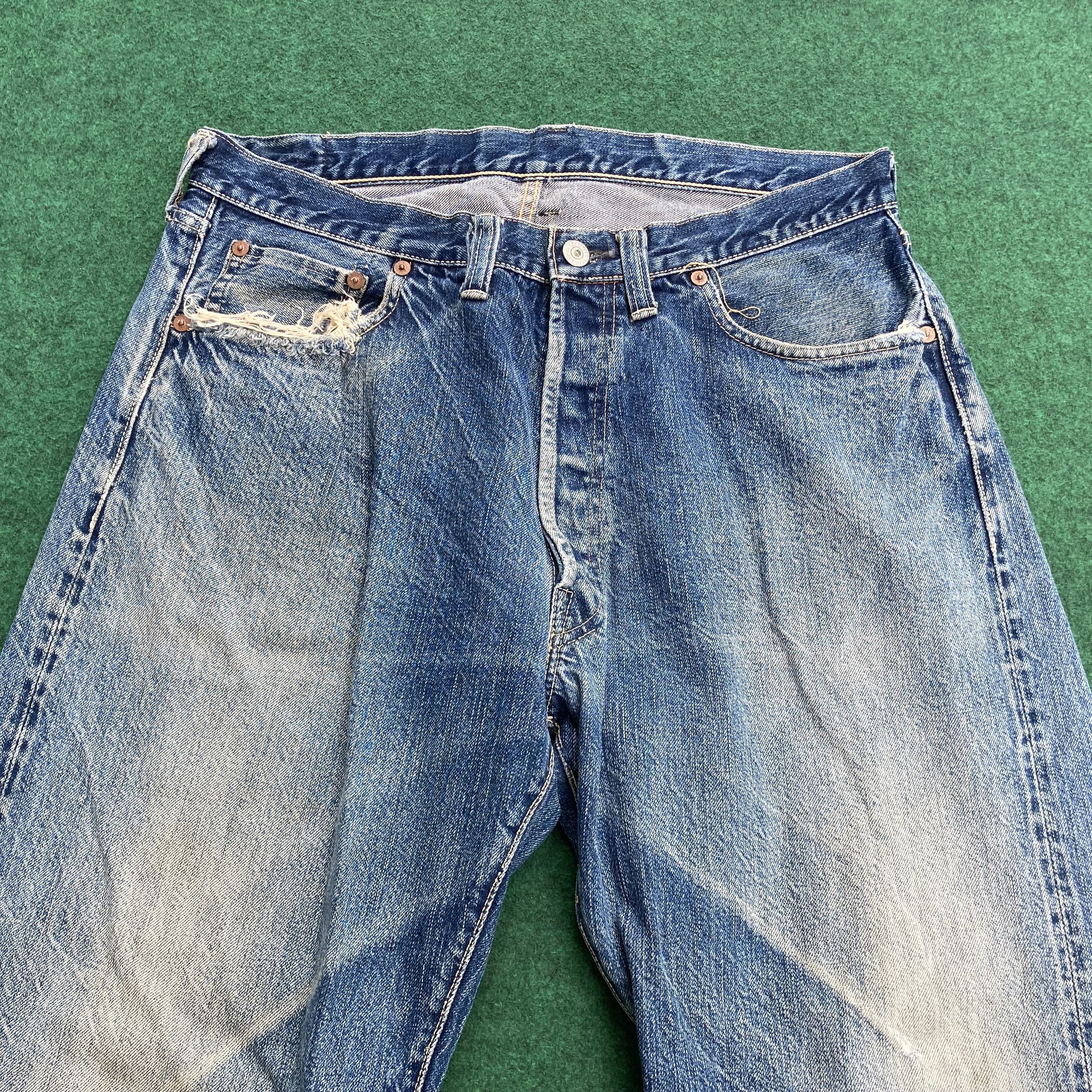 Vintage Vtg Silver Stone Japanese Redline Selvedge Jeans Rare Size US 32 / EU 48 - 3 Thumbnail