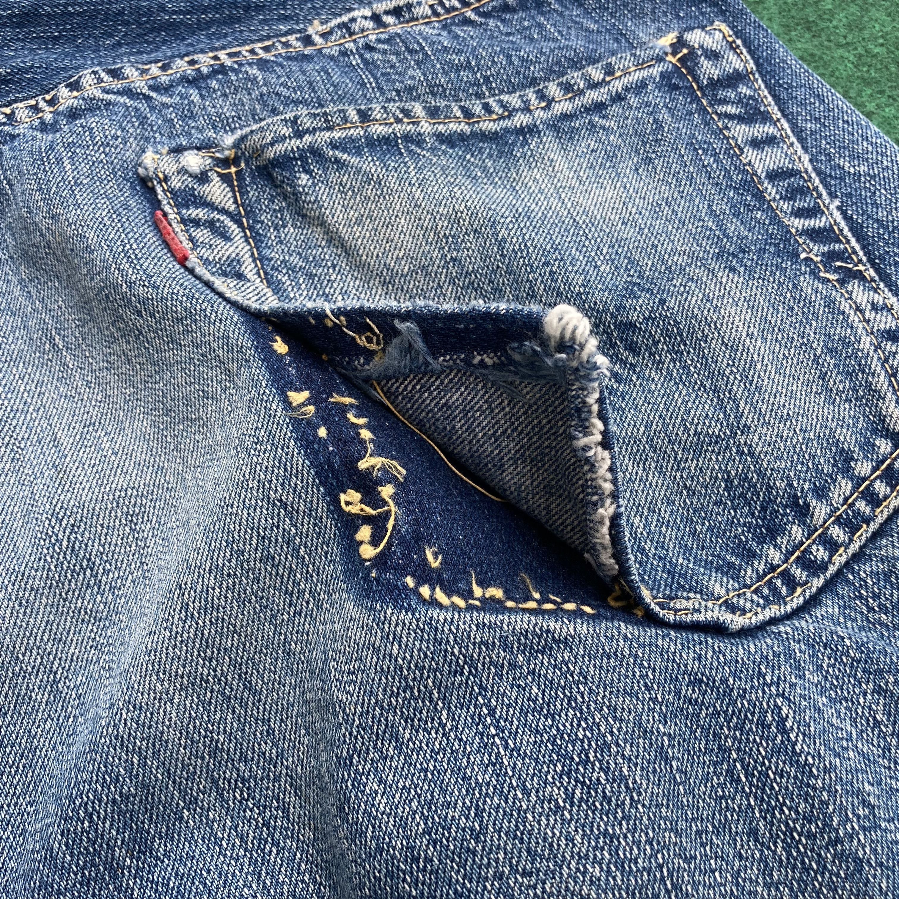 Vintage Vtg Silver Stone Japanese Redline Selvedge Jeans Rare Size US 32 / EU 48 - 8 Thumbnail