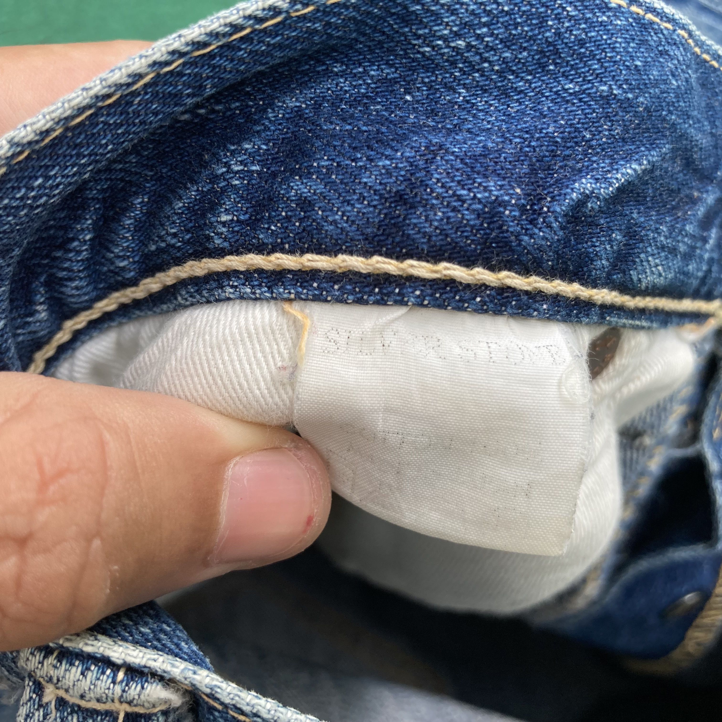 Vintage Vtg Silver Stone Japanese Redline Selvedge Jeans Rare Size US 32 / EU 48 - 6 Thumbnail