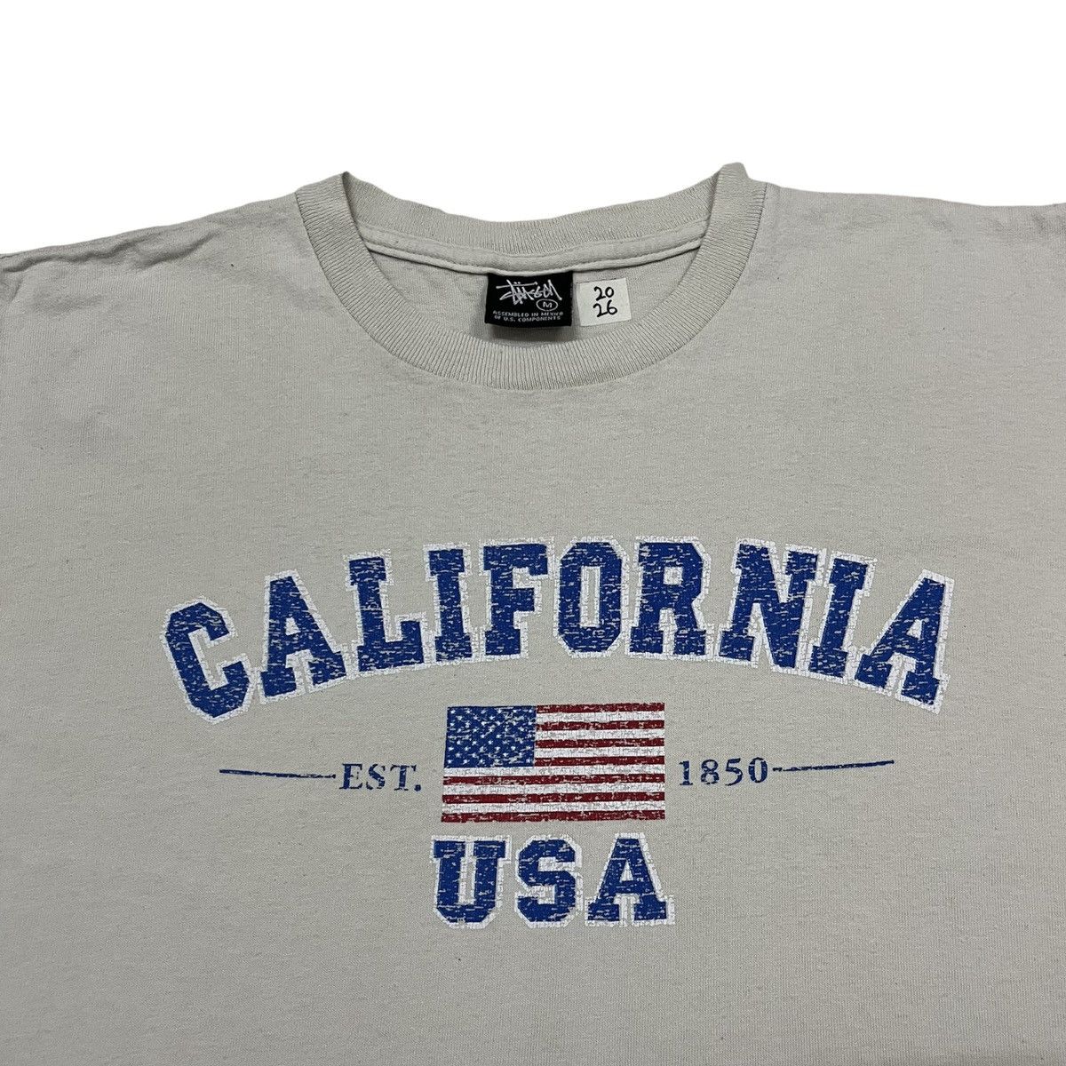 Stussy Vintage 90s Stussy California Usa American Flag Size US M / EU 48-50 / 2 - 3 Thumbnail