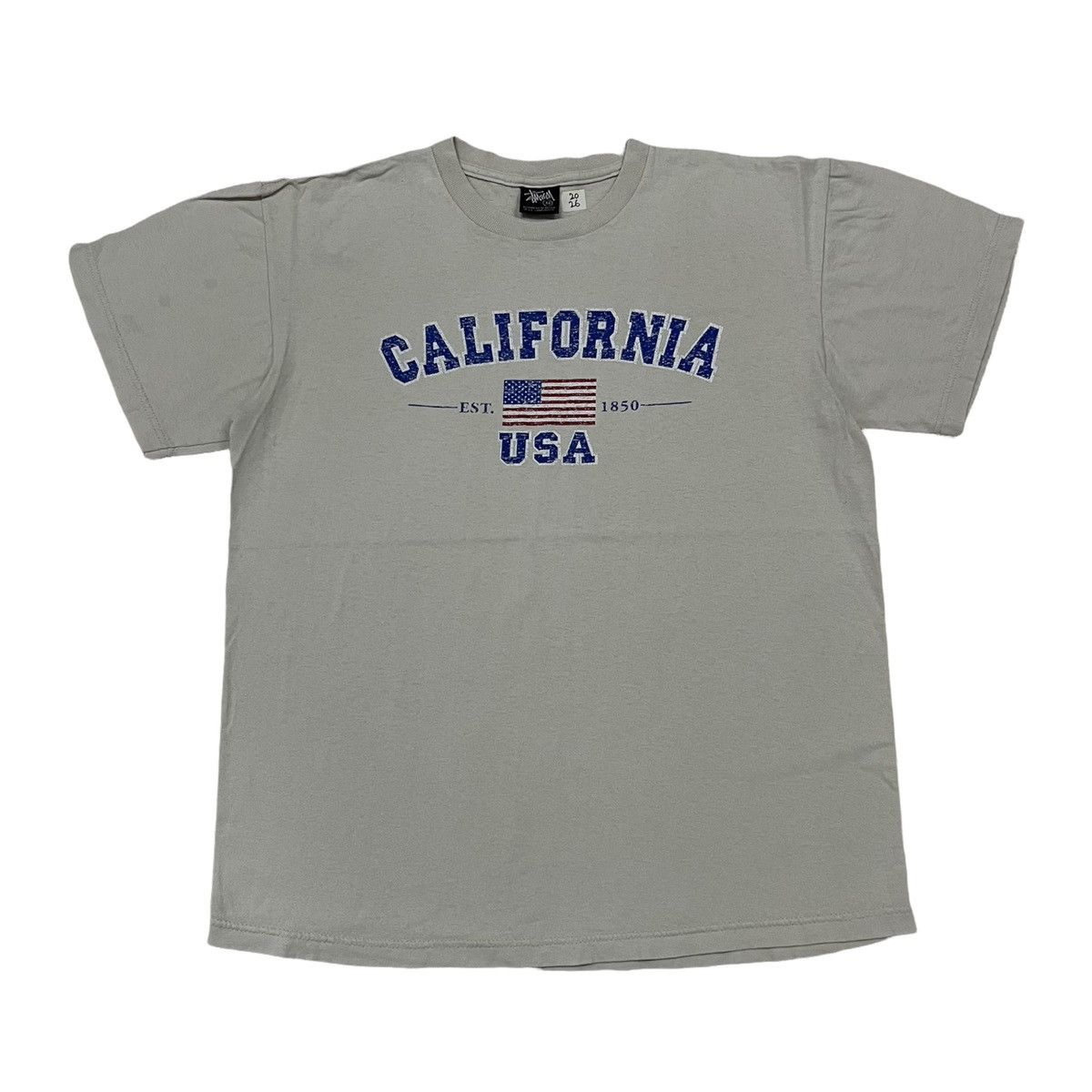 Stussy Vintage 90s Stussy California Usa American Flag Size US M / EU 48-50 / 2 - 1 Thumbnail