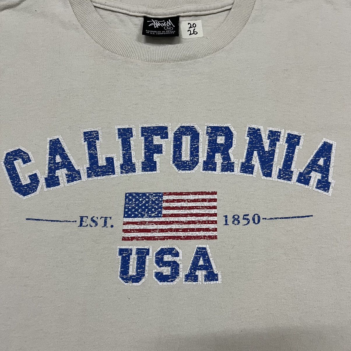 Stussy Vintage 90s Stussy California Usa American Flag Size US M / EU 48-50 / 2 - 4 Thumbnail