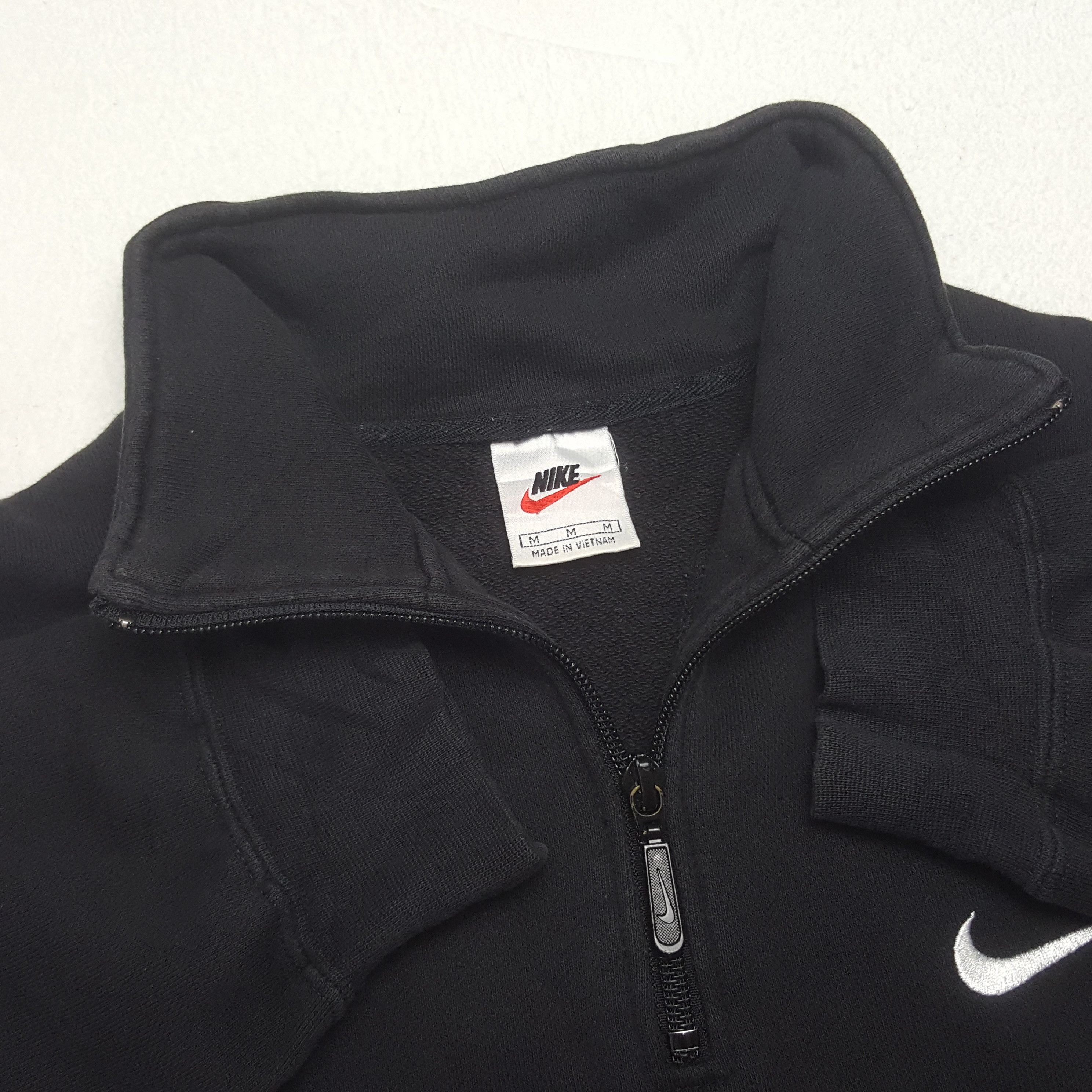 Nike Vintage NIKE Small Swoosh Half Zipper Sweatshirt Size US M / EU 48-50 / 2 - 5 Thumbnail