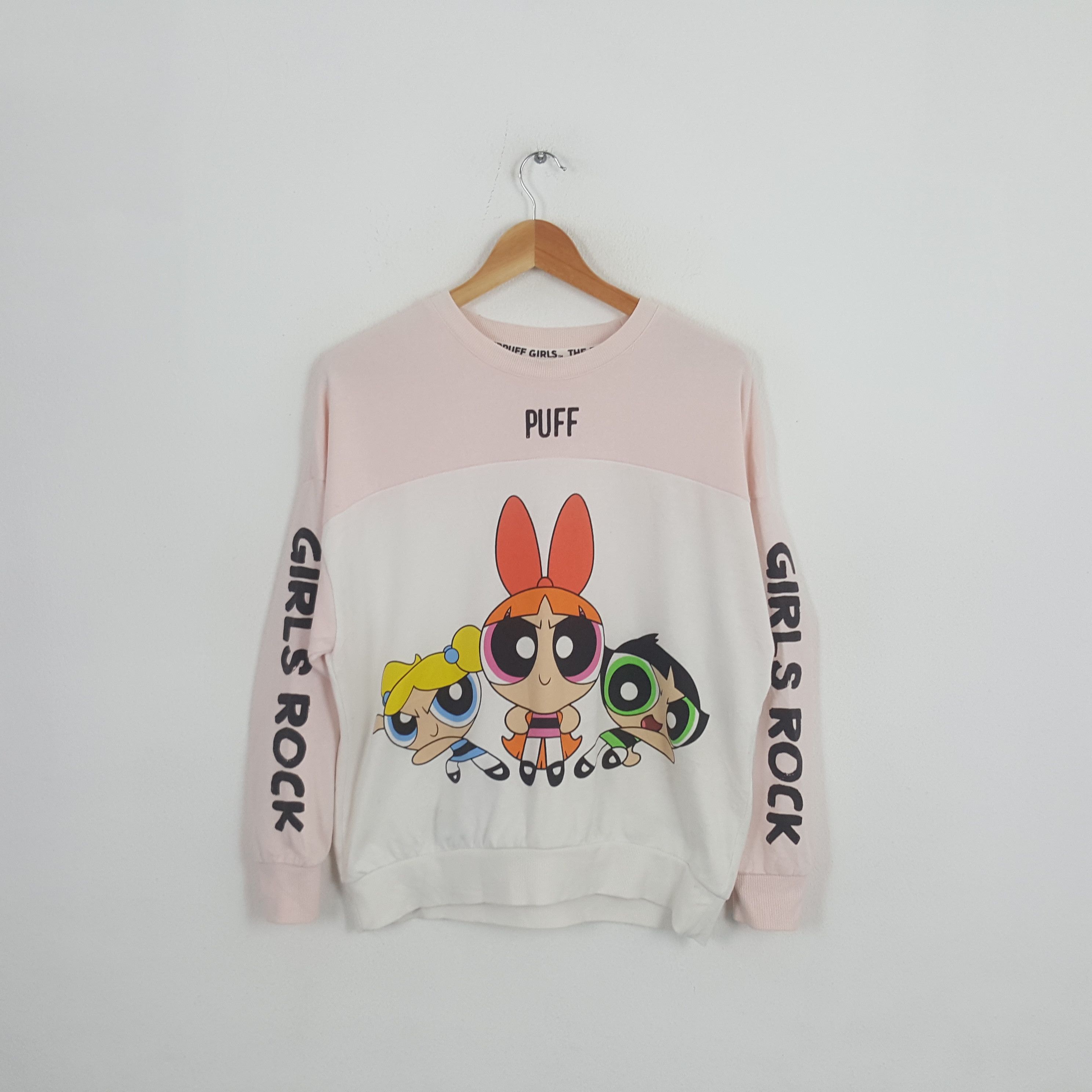 Vintage Power Puff Girl Rare Cartoon Network Sweatshirt