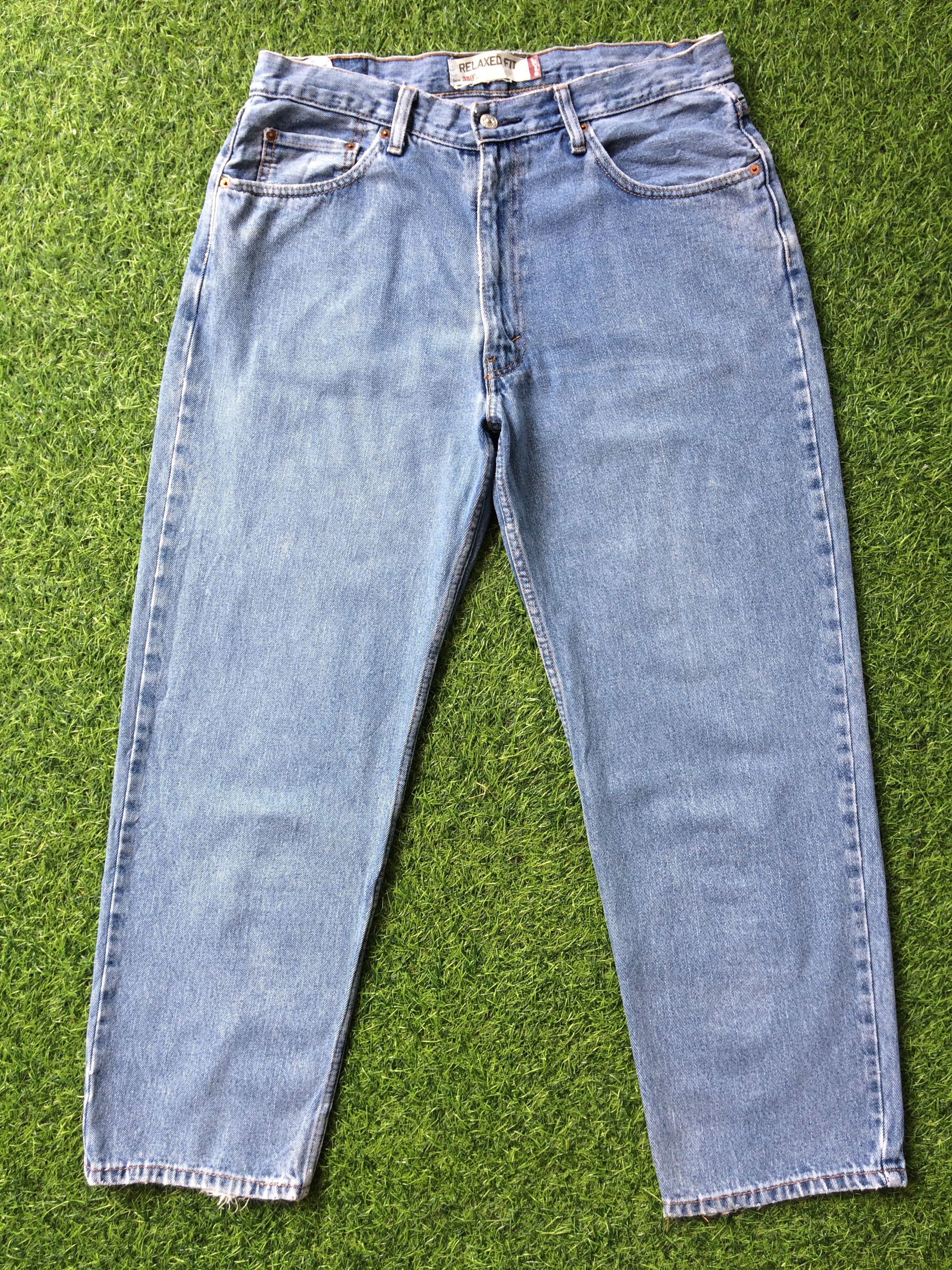Levi's Vintage Distressed Levis 550 Jeans #B-762 Size US 35 - 1 Thumbnail