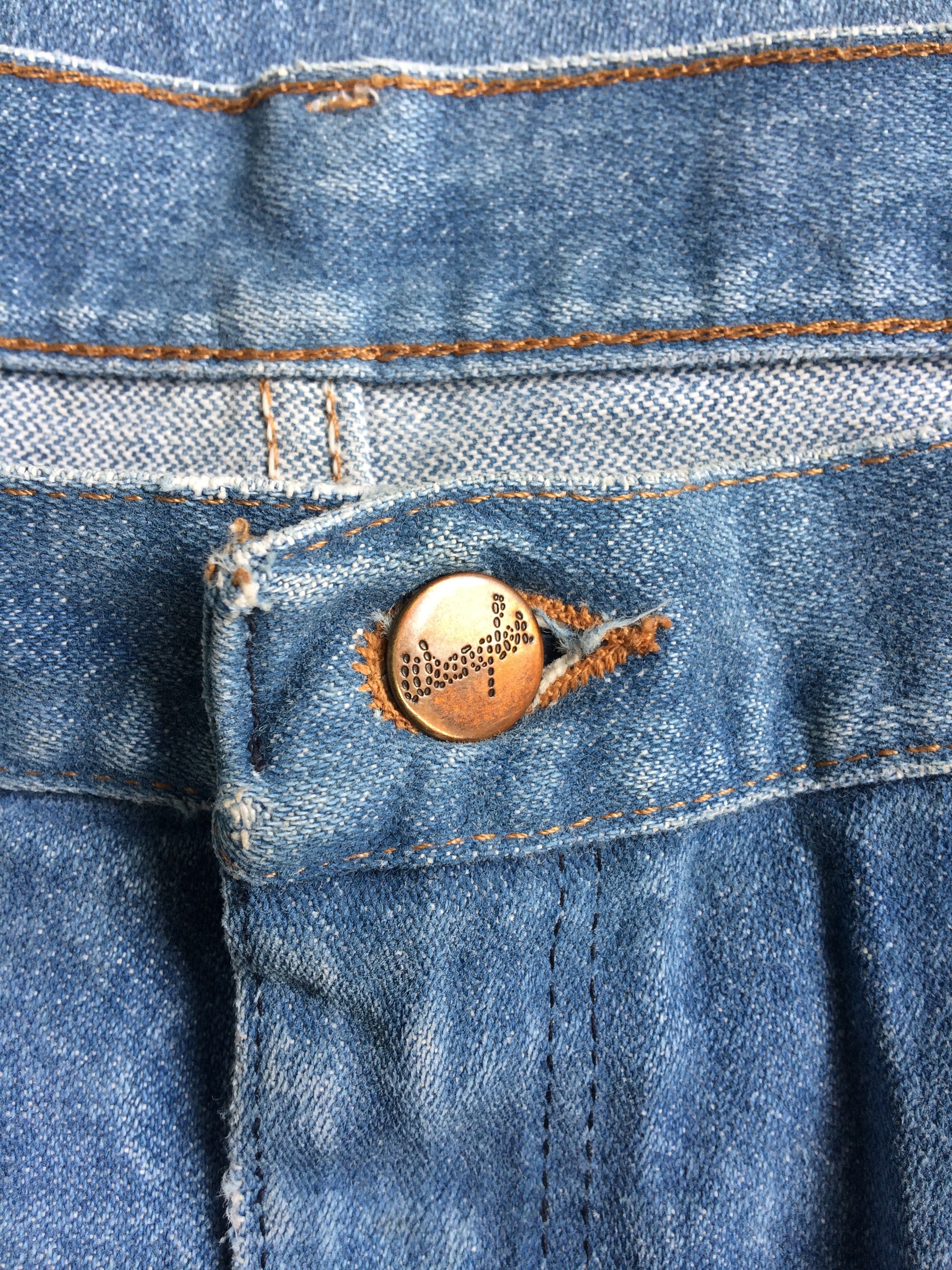 Wrangler Vintage 90's Wrangler Western Distressed Jeans #B-010 Size US 35 - 7 Thumbnail