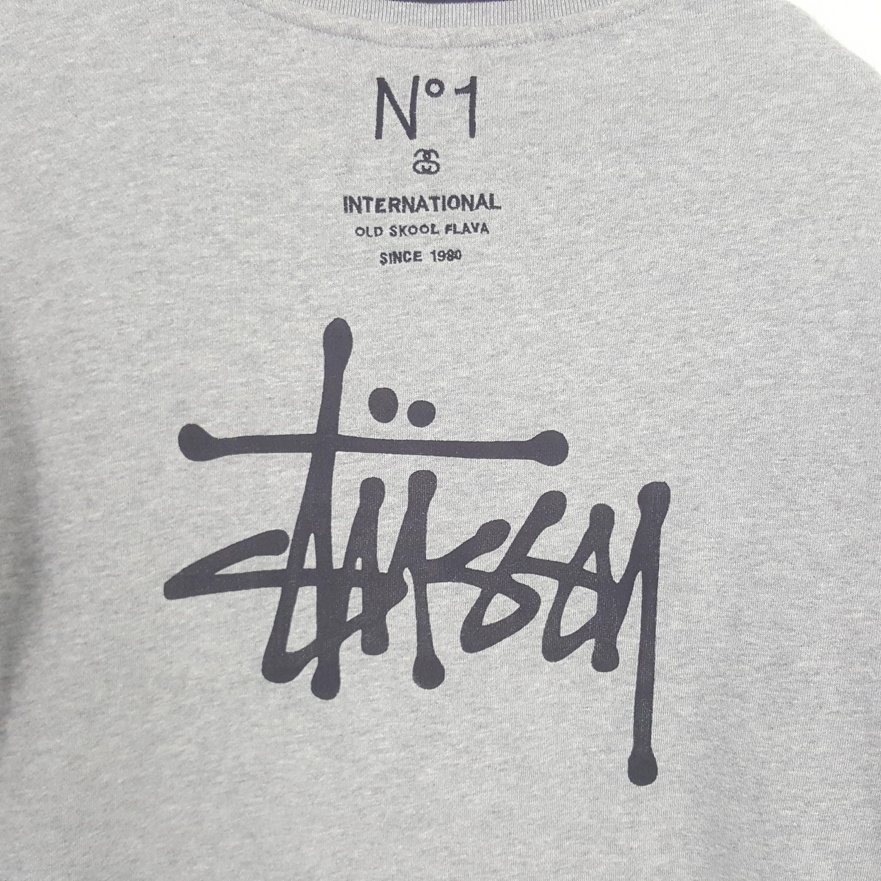 Stussy × Vintage Vintage Stussy International Old Skool Flava Sweatshirt Size US L / EU 52-54 / 3 - 2 Thumbnail