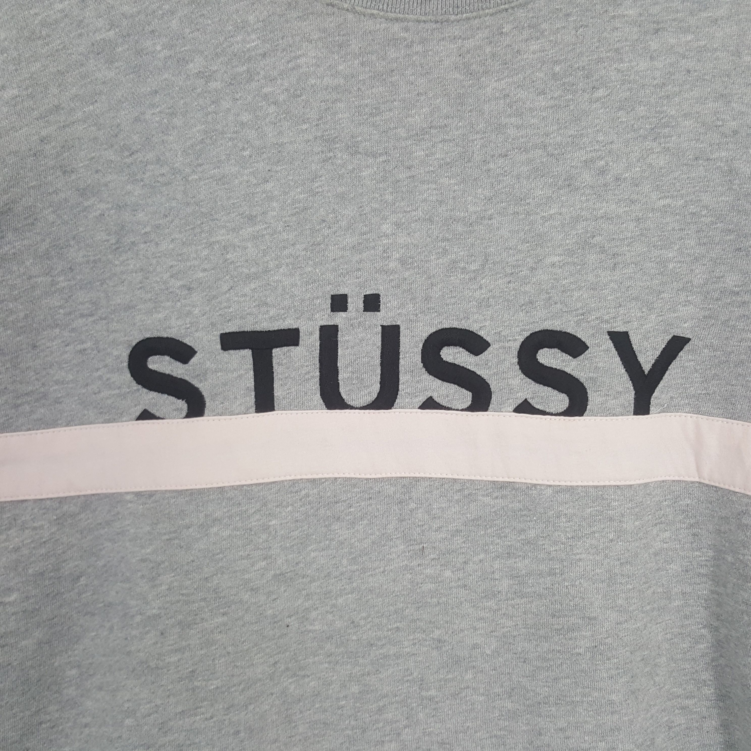Stussy × Vintage Vintage Stussy International Old Skool Flava Sweatshirt Size US L / EU 52-54 / 3 - 4 Thumbnail