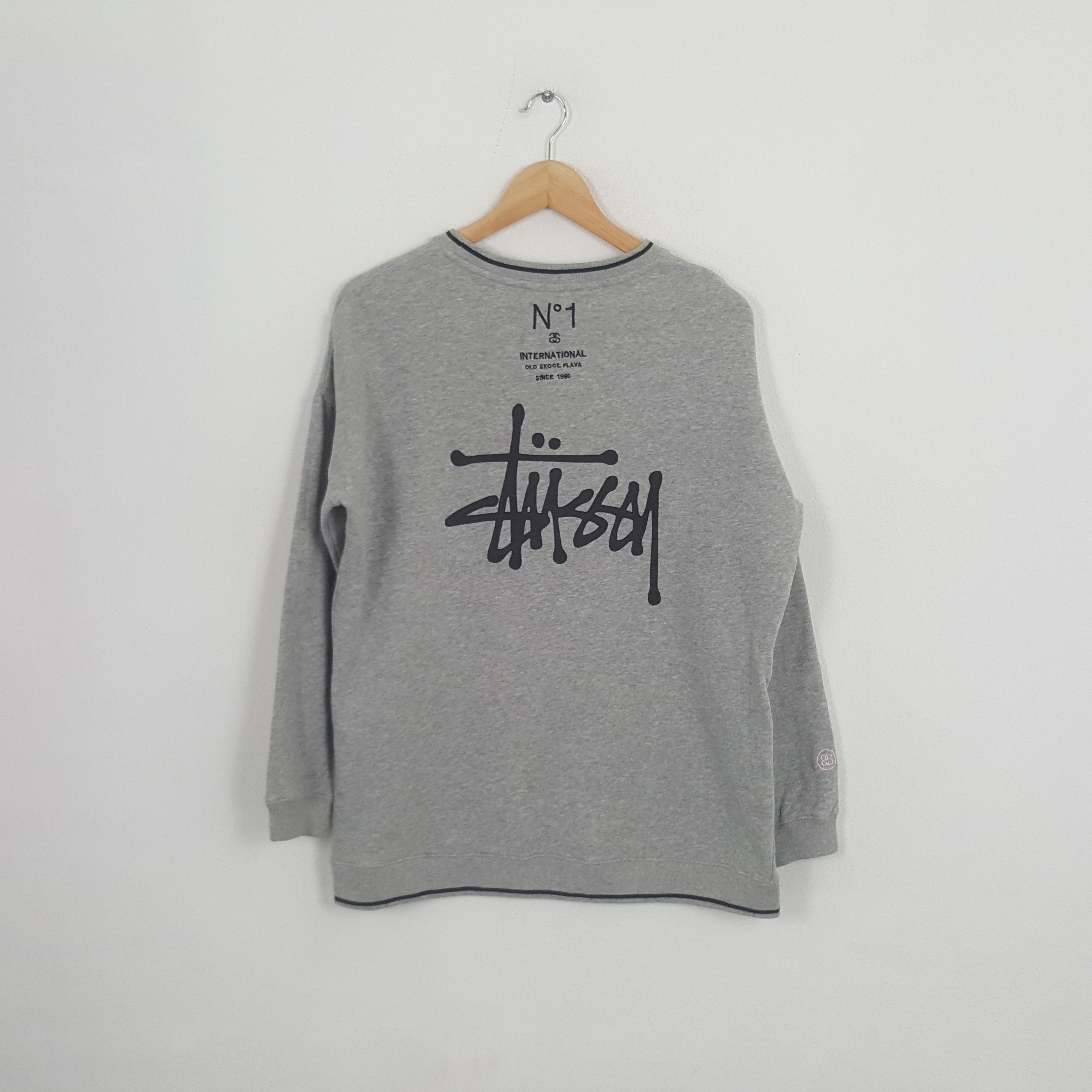 Streetwear × Stussy × Vintage Vintage Stussy Old Skool Flavor Zip