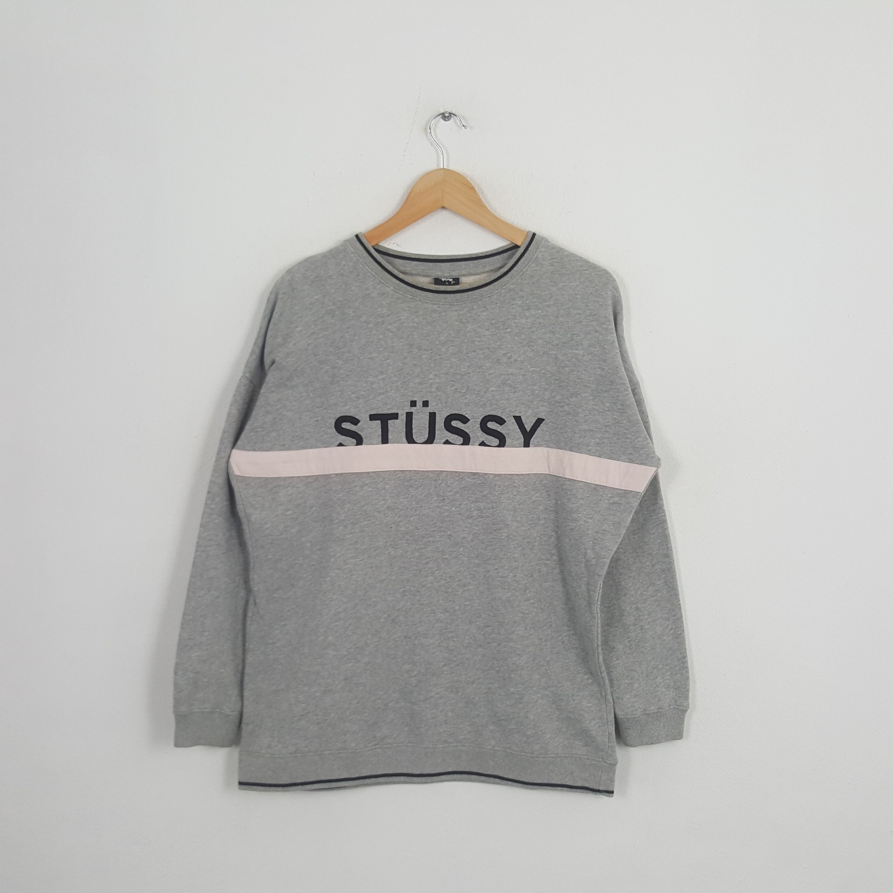 Stussy × Vintage Vintage Stussy International Old Skool Flava Sweatshirt Size US L / EU 52-54 / 3 - 3 Thumbnail