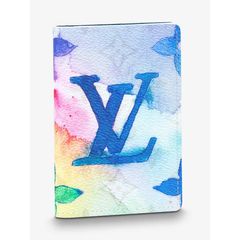 Sell Louis Vuitton S/S21 Watercolor Monogram Polo Shirt - Blue/White