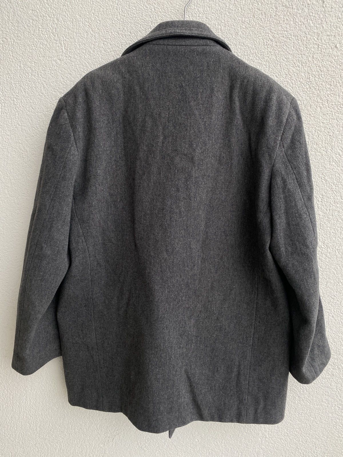 Yves Saint Laurent Wool YSL Coat Soft Peacock Jacket Size US L / EU 52-54 / 3 - 8 Thumbnail