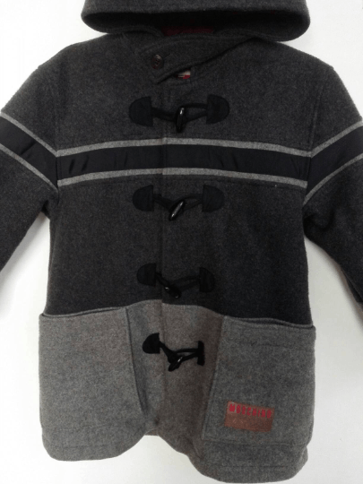 Moschino Moschino Junior Heavy Wool Hooded Jacket Workwear Size US S / EU 44-46 / 1 - 2 Thumbnail
