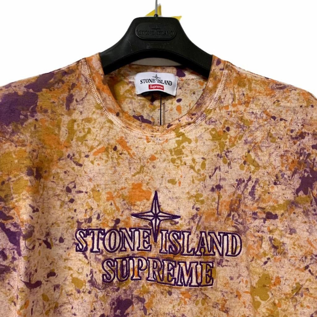 Supreme Stone Island x supreme paintball camourflage tee | Grailed