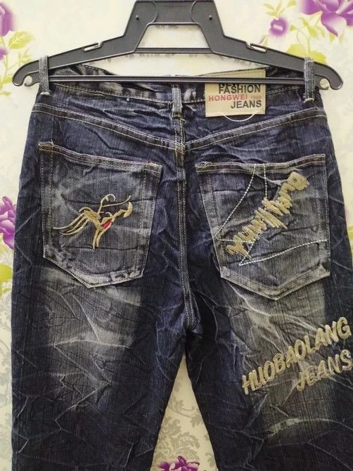 Japanese Brand Distressed denim new fashion sukakan jeans Size US 30 / EU 46 - 6 Thumbnail
