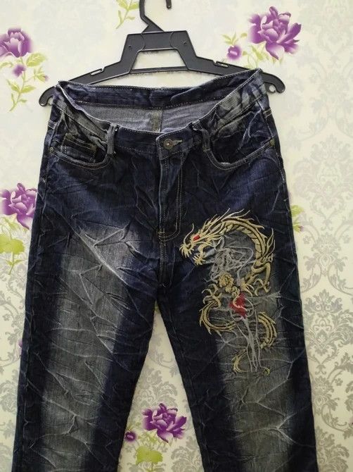 Japanese Brand Distressed denim new fashion sukakan jeans Size US 30 / EU 46 - 1 Thumbnail