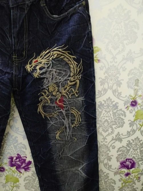 Japanese Brand Distressed denim new fashion sukakan jeans Size US 30 / EU 46 - 5 Thumbnail