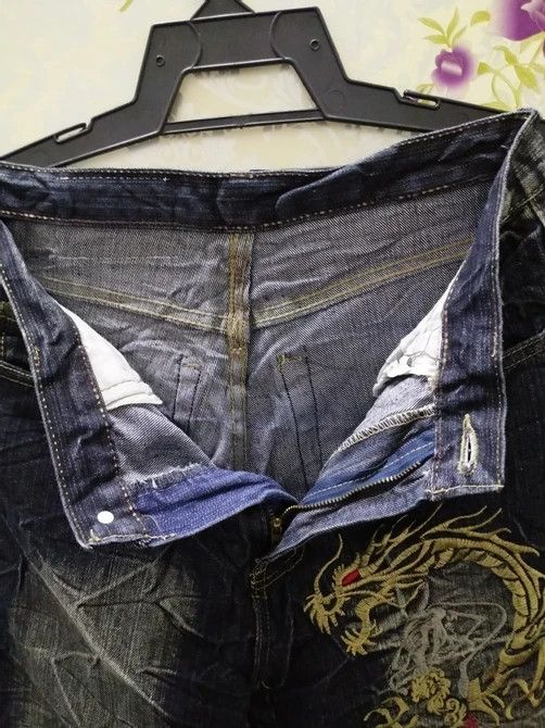 Japanese Brand Distressed denim new fashion sukakan jeans Size US 30 / EU 46 - 12 Thumbnail