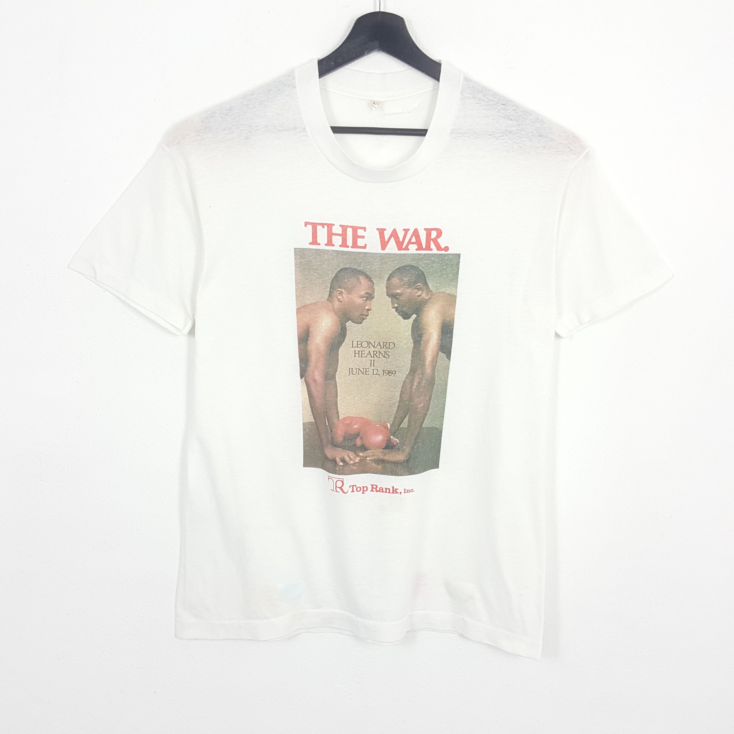 THE WAR Boxing Photo Print Design Vintage Tshirt