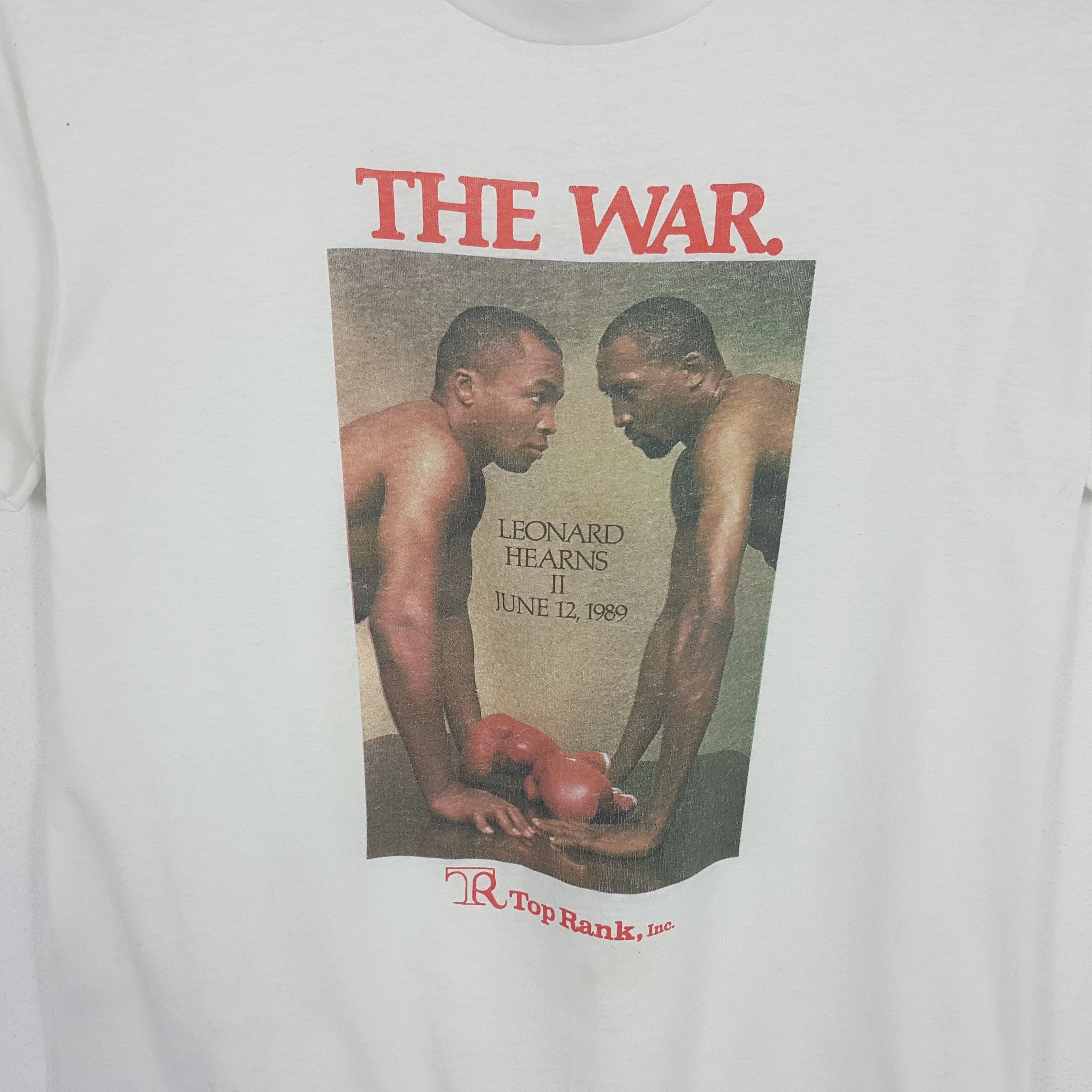 THE WAR Boxing Photo Print Design Vintage Tshirt