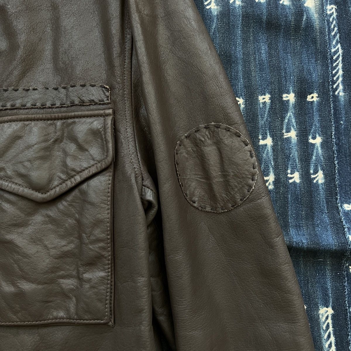 Neighborhood Neighborhood Archive FW05 Leathers M65 Jacket Size US L / EU 52-54 / 3 - 5 Thumbnail