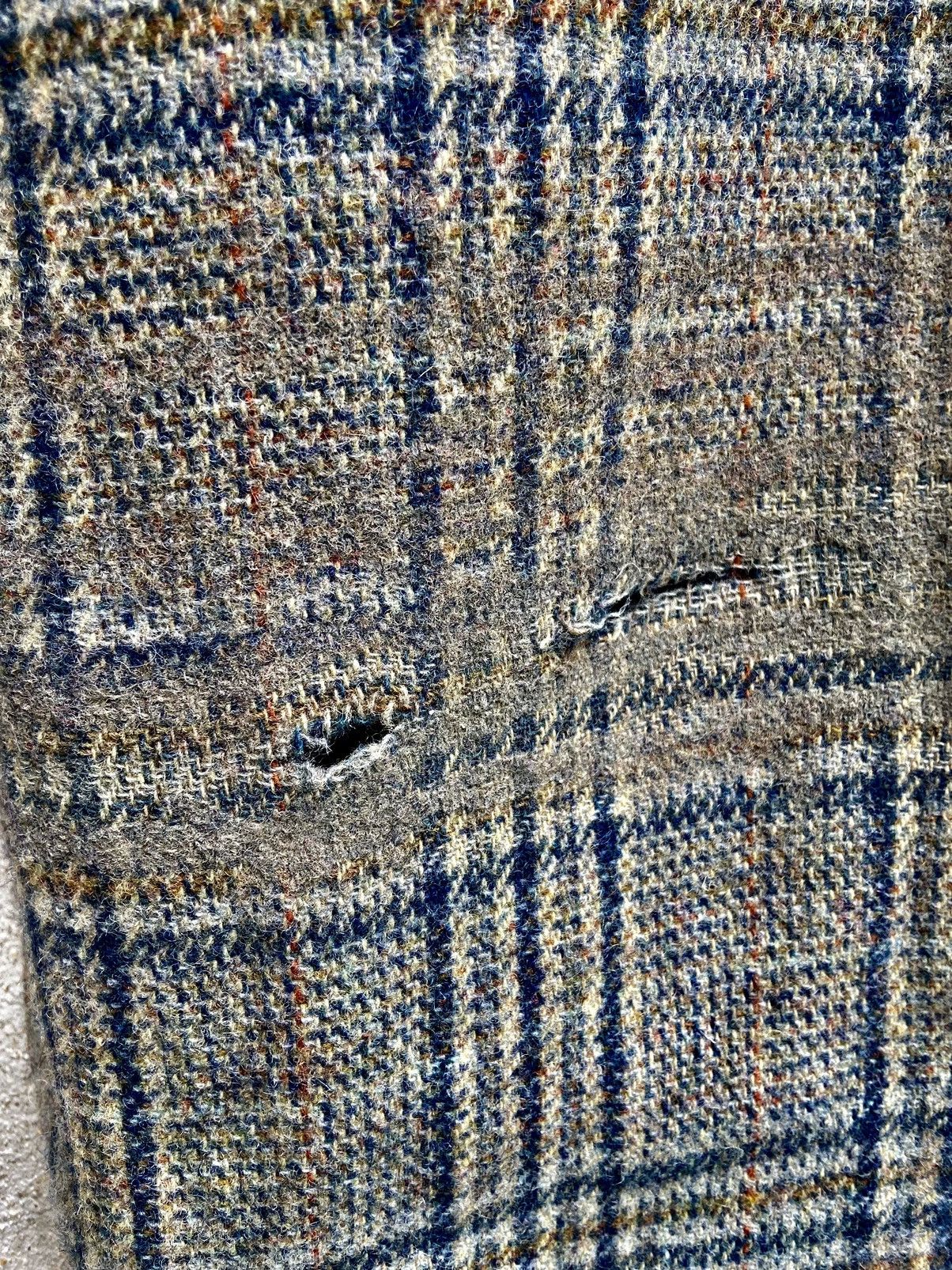 Jun Takahashi AW96 Undercover Wire Wool Plaid Distressed Pants Size US 32 / EU 48 - 3 Thumbnail
