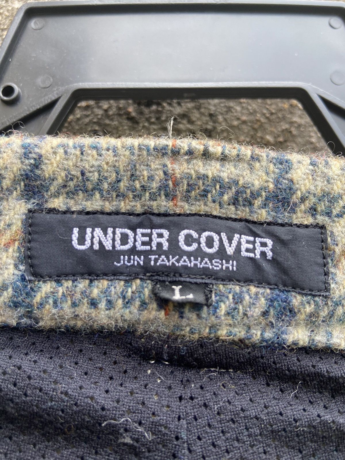 Jun Takahashi AW96 Undercover Wire Wool Plaid Distressed Pants Size US 32 / EU 48 - 9 Thumbnail