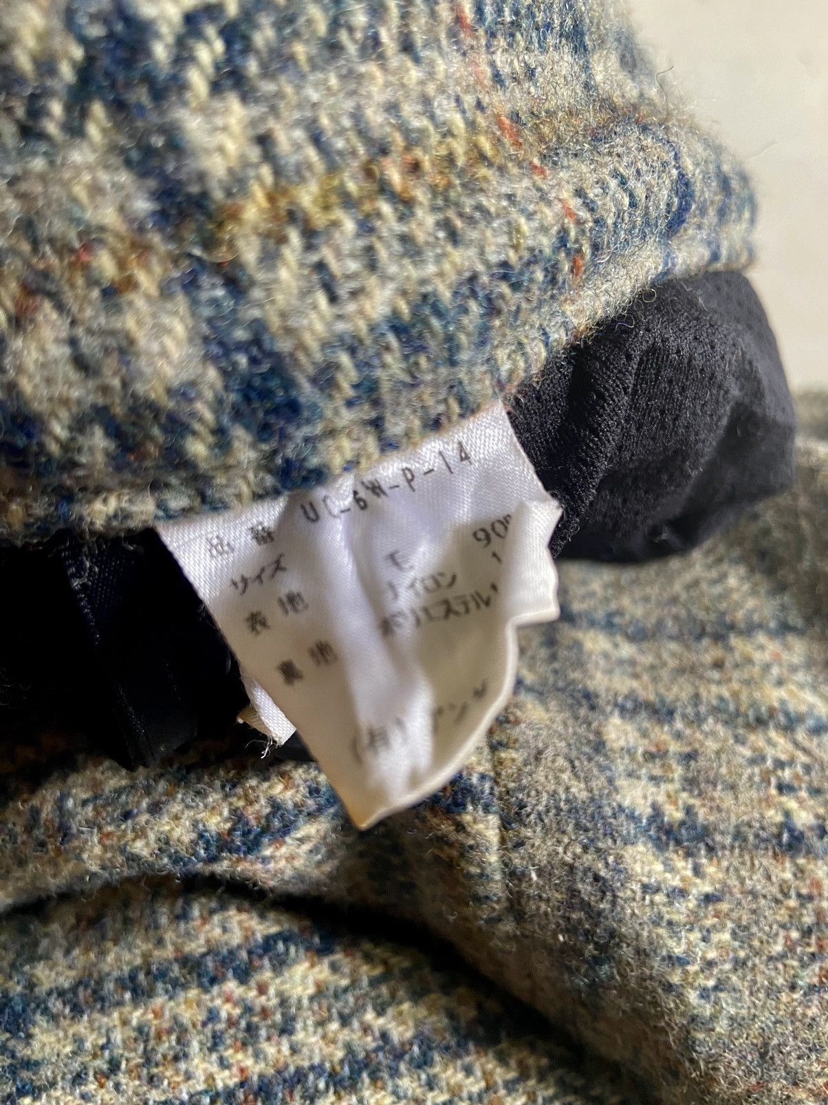 Jun Takahashi AW96 Undercover Wire Wool Plaid Distressed Pants Size US 32 / EU 48 - 14 Thumbnail