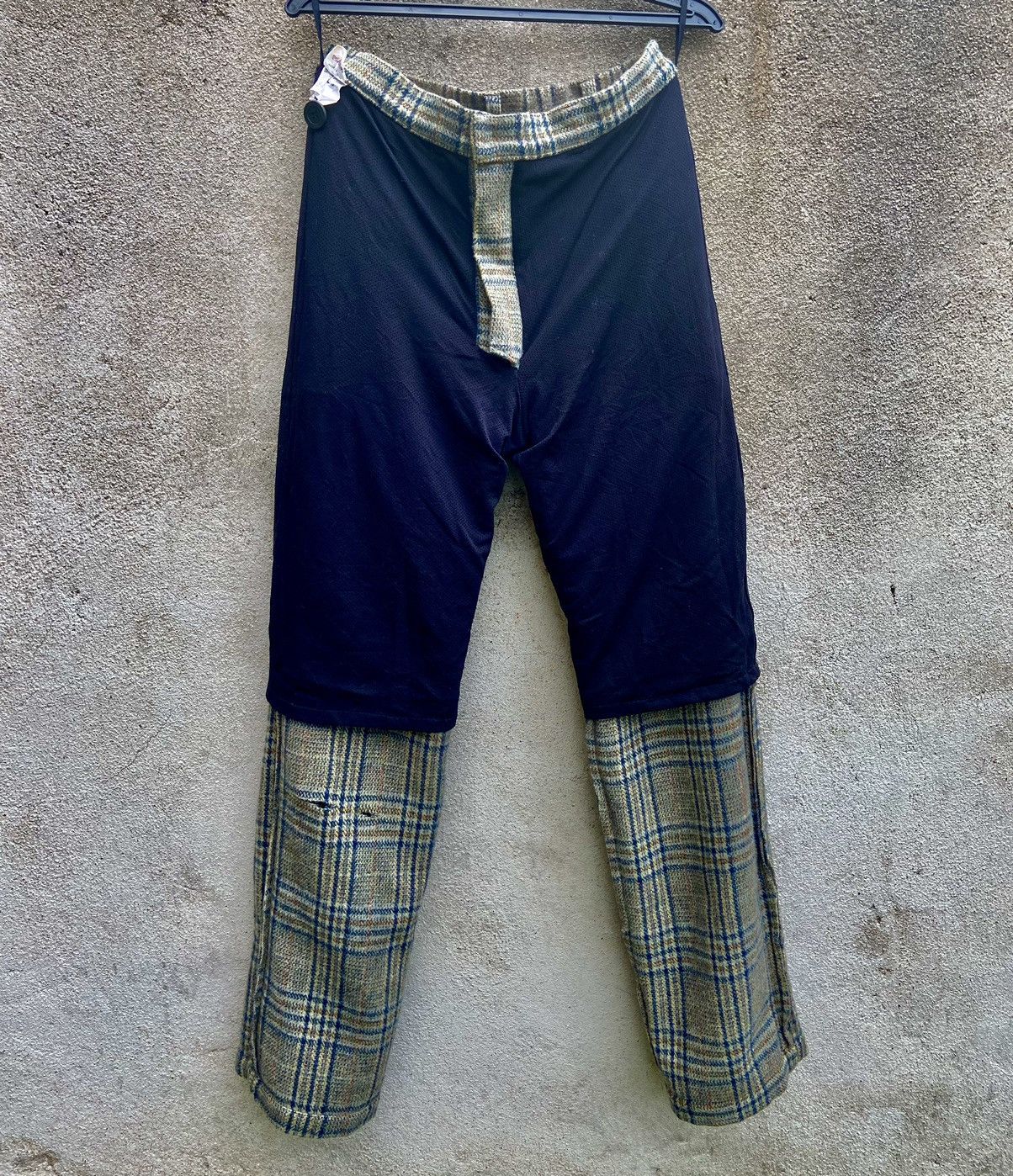 Jun Takahashi AW96 Undercover Wire Wool Plaid Distressed Pants Size US 32 / EU 48 - 6 Thumbnail