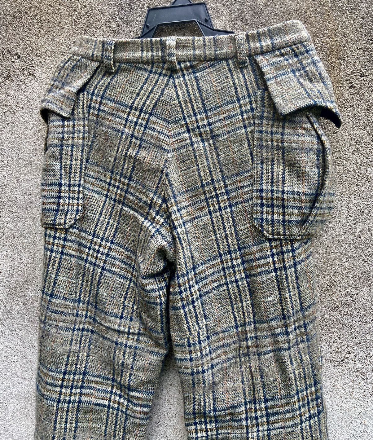 Jun Takahashi AW96 Undercover Wire Wool Plaid Distressed Pants Size US 32 / EU 48 - 5 Thumbnail