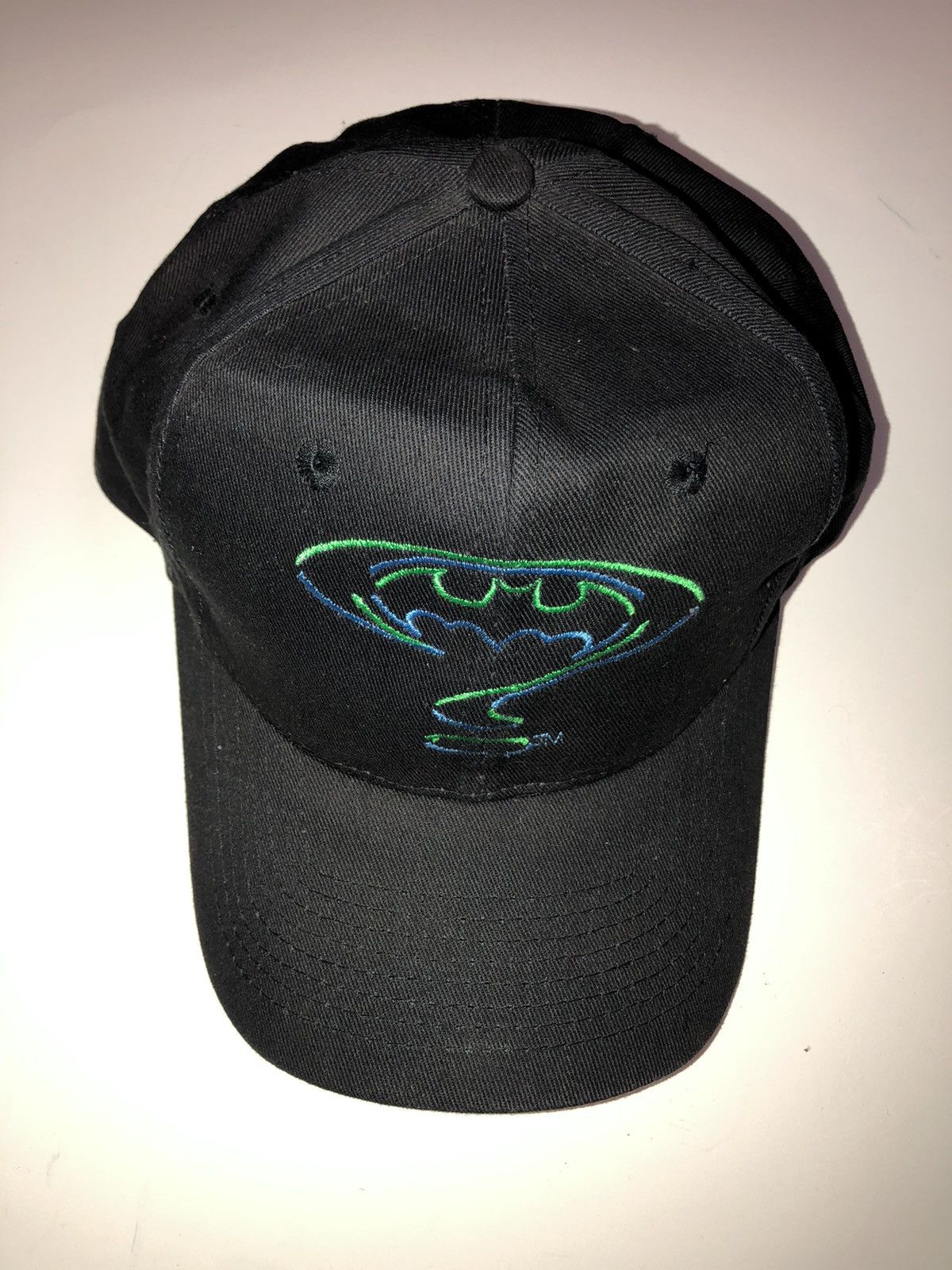 Vintage Vtg 90s DC Comics: Batman Forever Riddler Logo Snapback Cap Size ONE SIZE - 8 Thumbnail