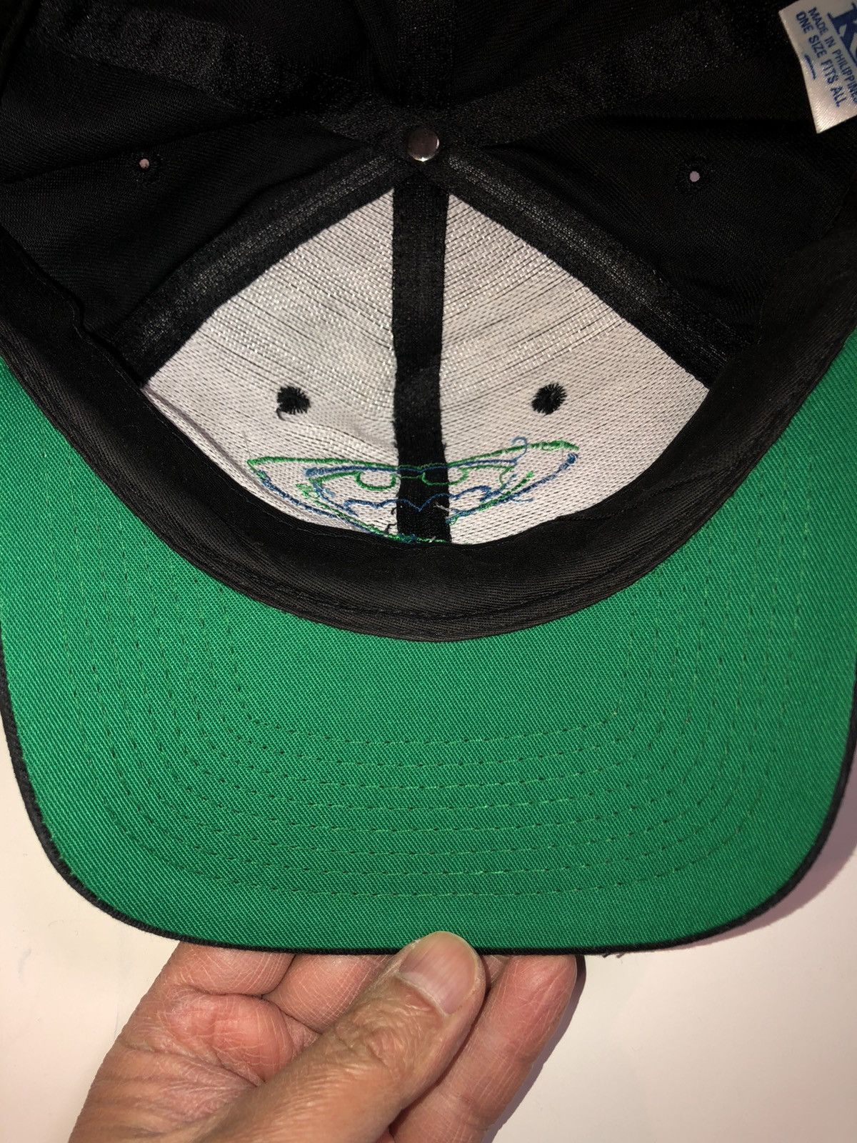 Vintage Vtg 90s DC Comics: Batman Forever Riddler Logo Snapback Cap Size ONE SIZE - 3 Thumbnail