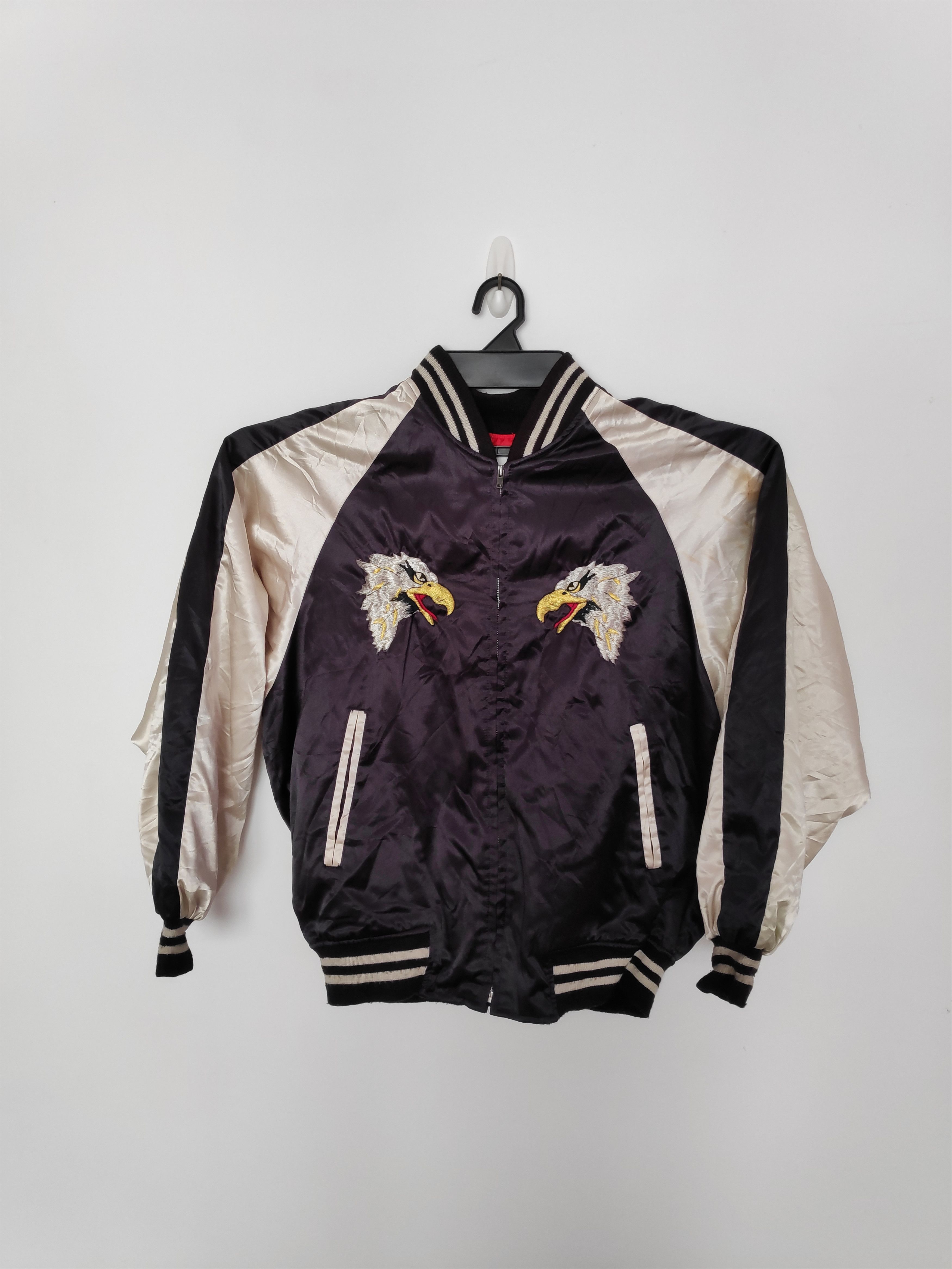 Japanese Brand Vintage Sukajan Japan Yokosuka Embroidery Dragon & Eagle Size US XL / EU 56 / 4 - 3 Thumbnail