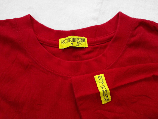 Vintage Vintage 90s Roy Lichtenstein Flower Tshirt Andy Warhol Size US M / EU 48-50 / 2 - 4 Thumbnail