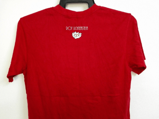 Vintage Vintage 90s Roy Lichtenstein Flower Tshirt Andy Warhol Size US M / EU 48-50 / 2 - 3 Thumbnail