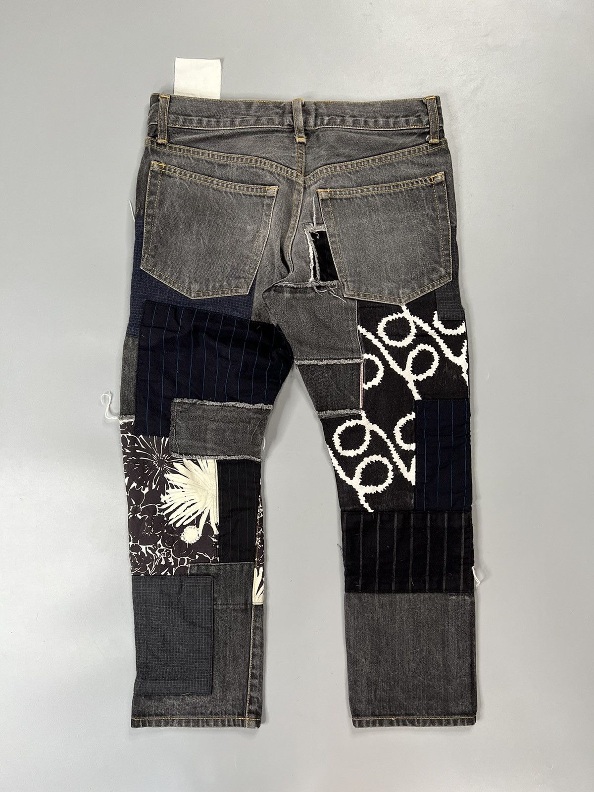 Comme des Garcons S/S 17 Comme des Garcons Patchwork denim jeans Size US 29 - 3 Thumbnail