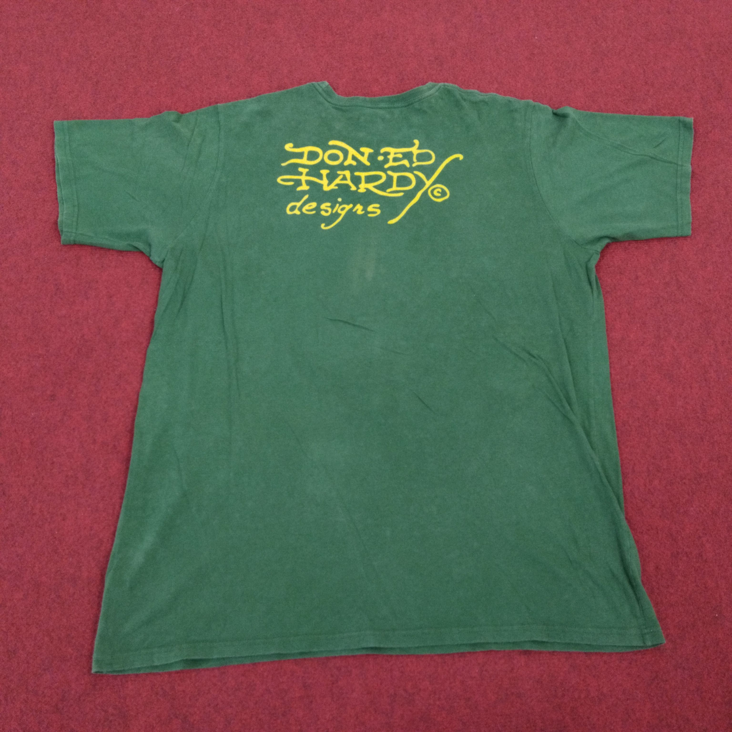 Christian Audigier × Ed Hardy Ed Hardy by Christian Audigier Designer Skull Design Tshirt Size US XL / EU 56 / 4 - 3 Thumbnail