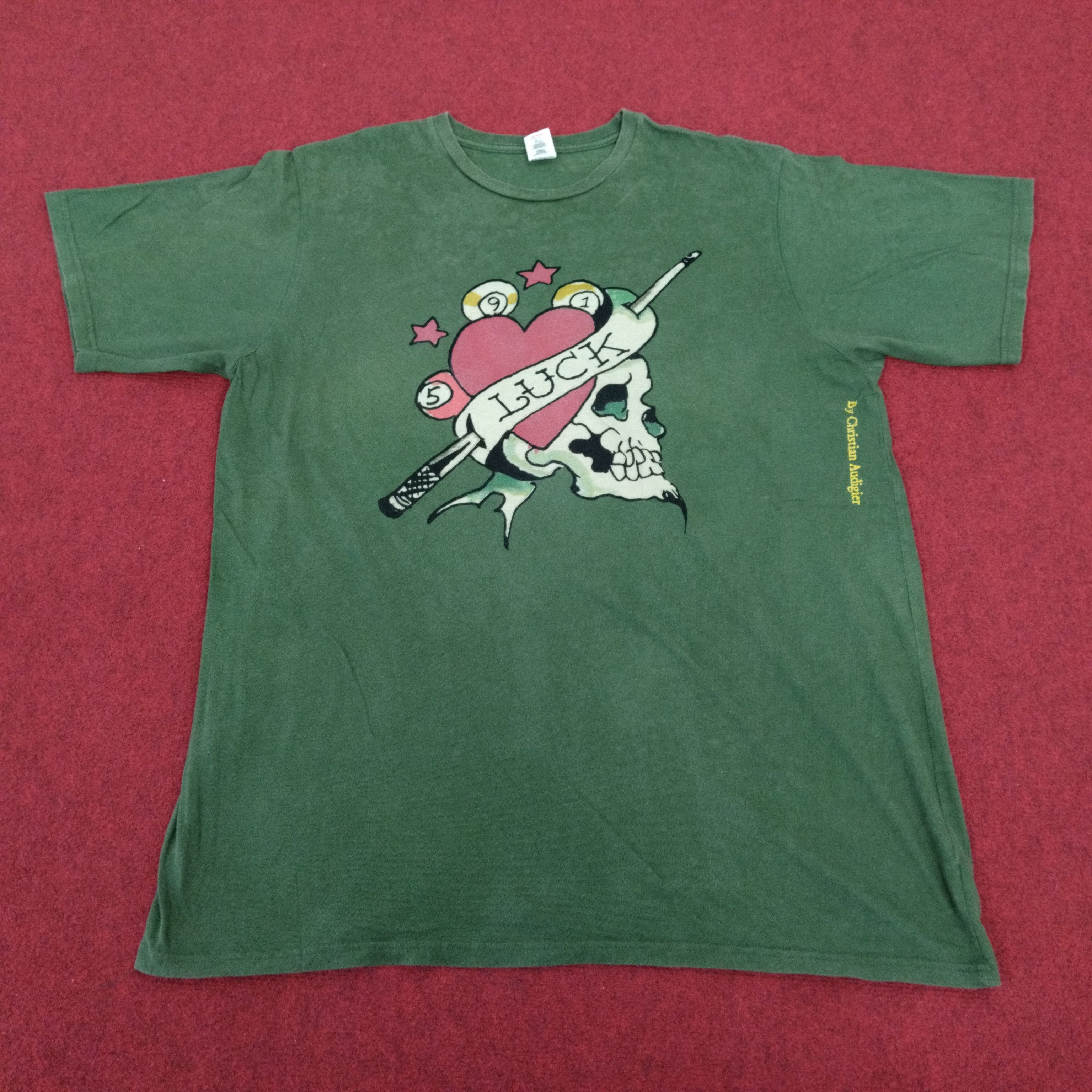 Christian Audigier × Ed Hardy Ed Hardy by Christian Audigier Designer Skull Design Tshirt Size US XL / EU 56 / 4 - 1 Thumbnail