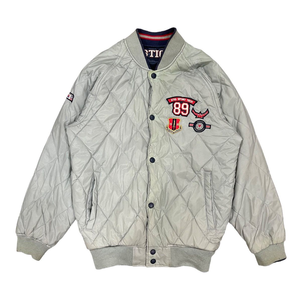 Vintage Stig Sport Tech Reversible Bomber Jacket