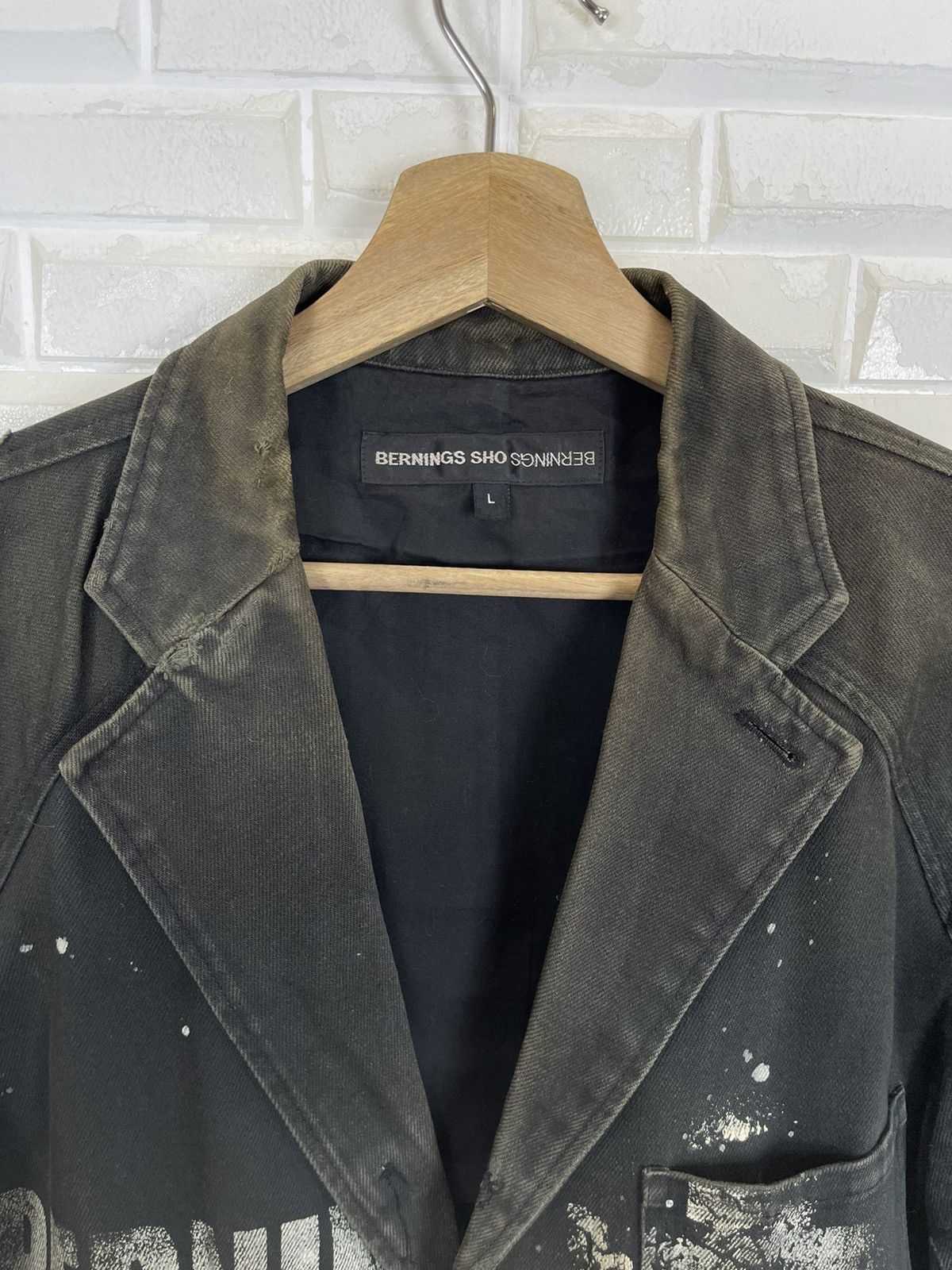 Japanese Brand VINTAGE BERNING SHO INSPIRED PUNK DESIGN JACKET Size US M / EU 48-50 / 2 - 4 Thumbnail