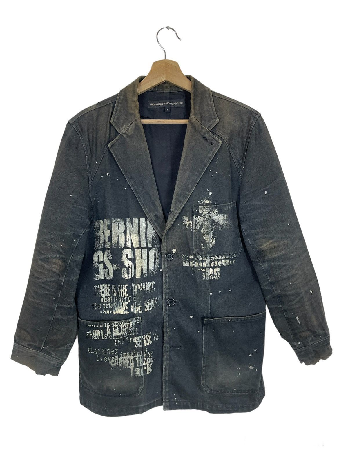 Japanese Brand VINTAGE BERNING SHO INSPIRED PUNK DESIGN JACKET Size US M / EU 48-50 / 2 - 1 Thumbnail