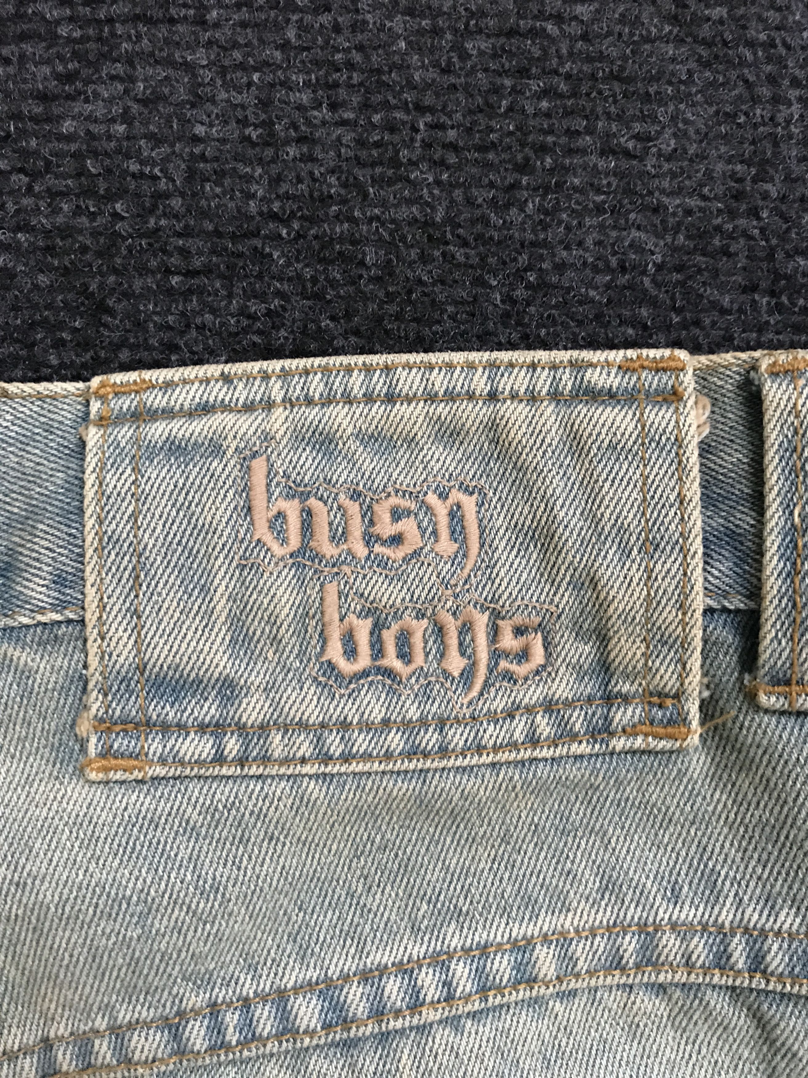 Japanese Brand 💥BAGGY💥D89 busyboys Japan Baggy Hip Hop Jeans Size US 29 - 12 Thumbnail