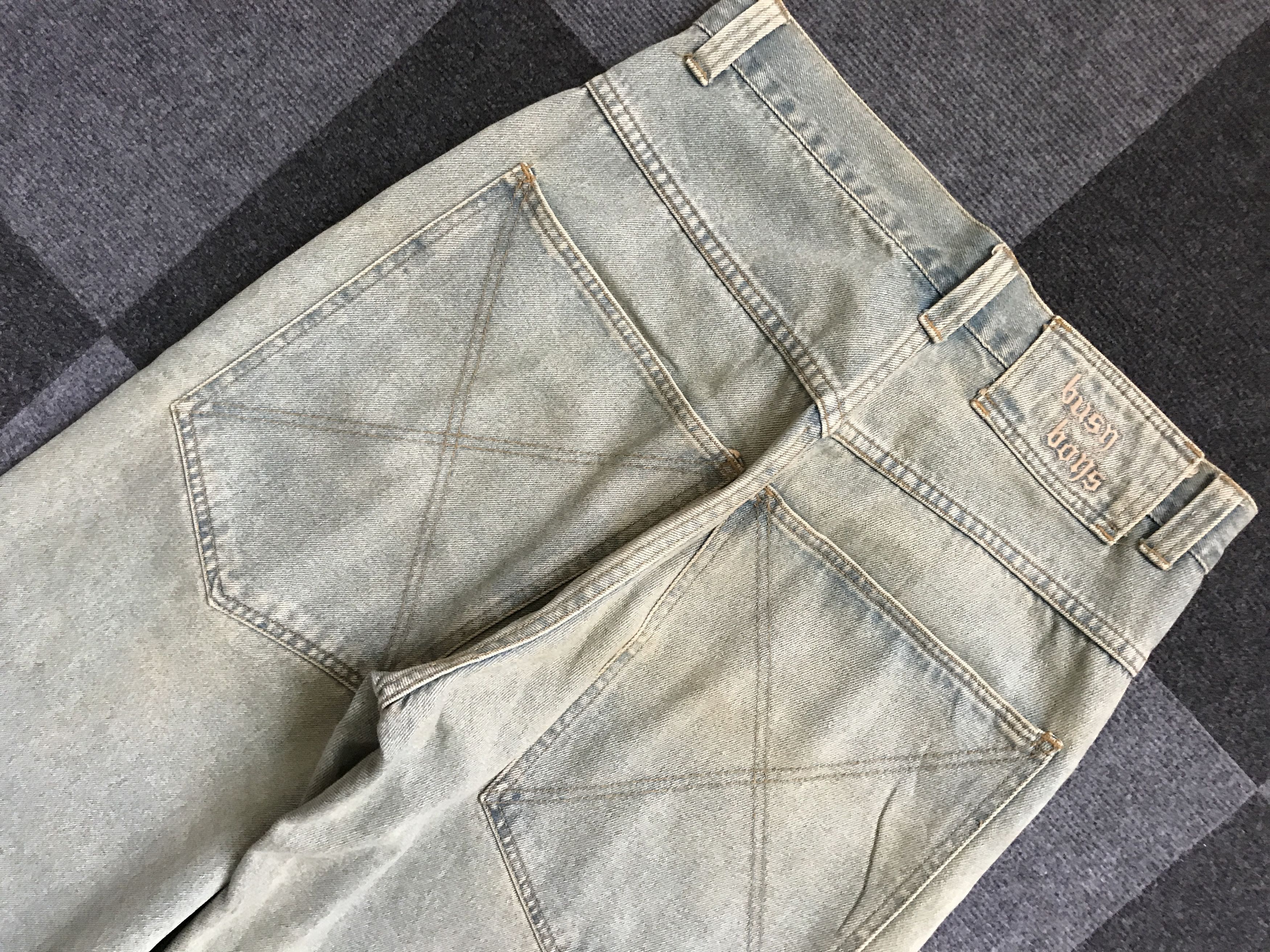 Japanese Brand 💥BAGGY💥D89 busyboys Japan Baggy Hip Hop Jeans Size US 29 - 8 Thumbnail